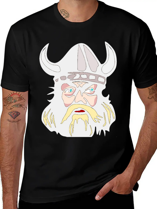 Vikings Wickinger Warrior Vikingboat Boot38 Basic Graphic T-Shirt ¨C Daily Comfort In Soft Cotton