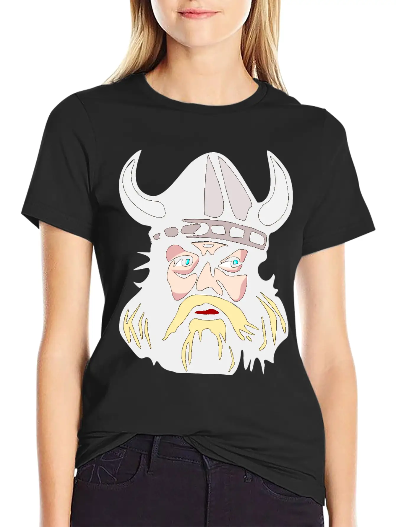 Vikings Wickinger Warrior Vikingboat Boot38 Basic Graphic T-Shirt ¨C Daily Comfort In Soft Cotton