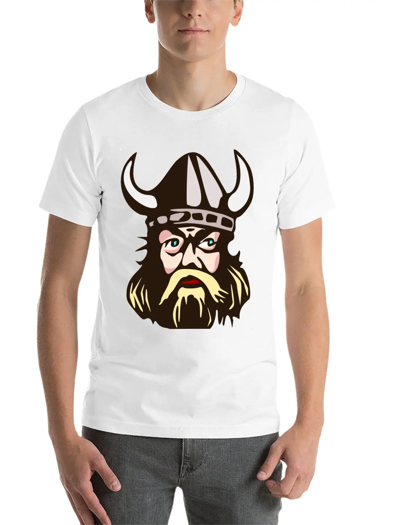 Vikings Wickinger Warrior Vikingboat Boot38 Basic Graphic T-Shirt ¨C Daily Comfort In Soft Cotton