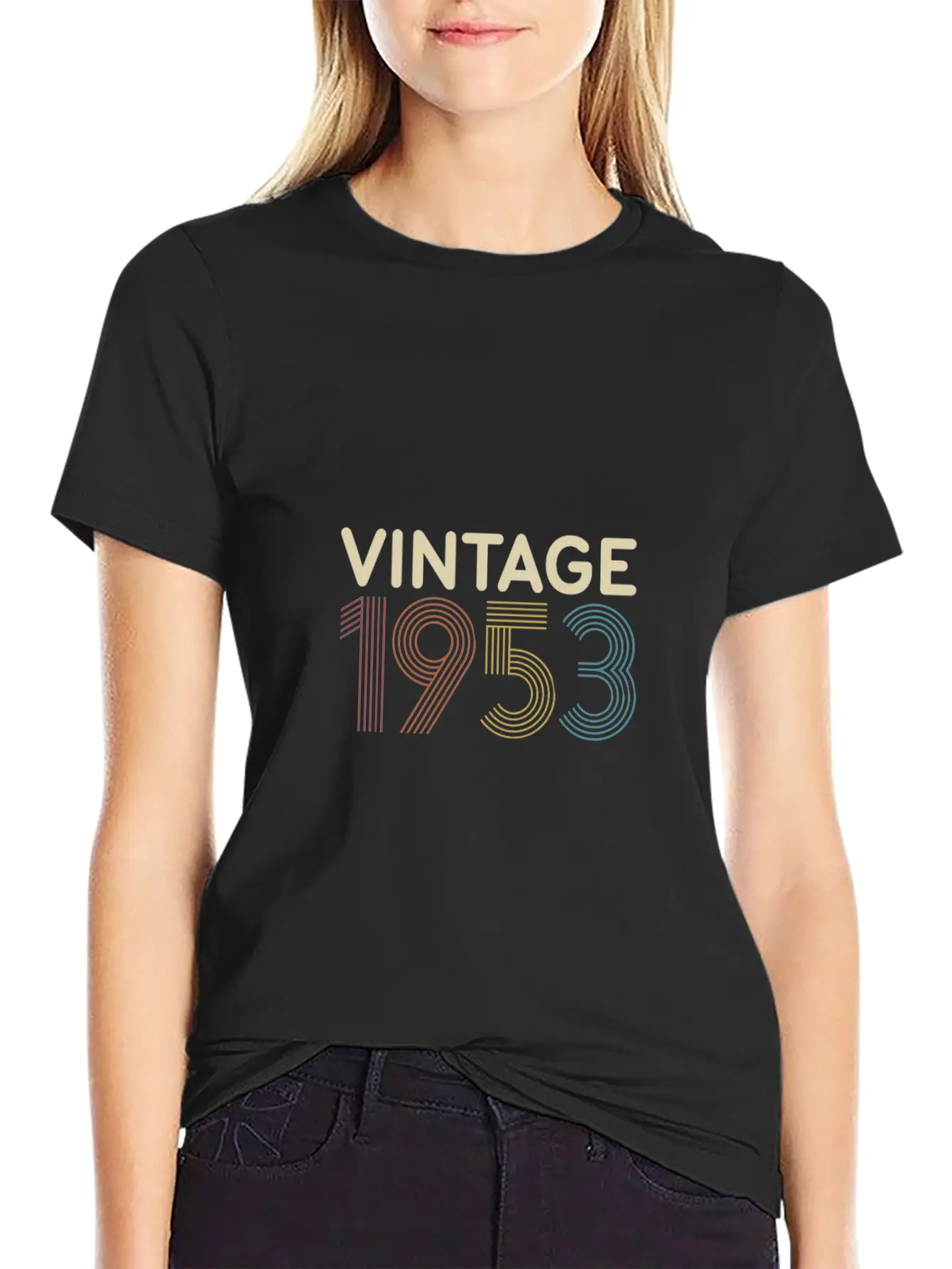 Vintage 1953 - Retro Birthday Essential Cotton Tee For Daily Outfits ¨C Unisex Style