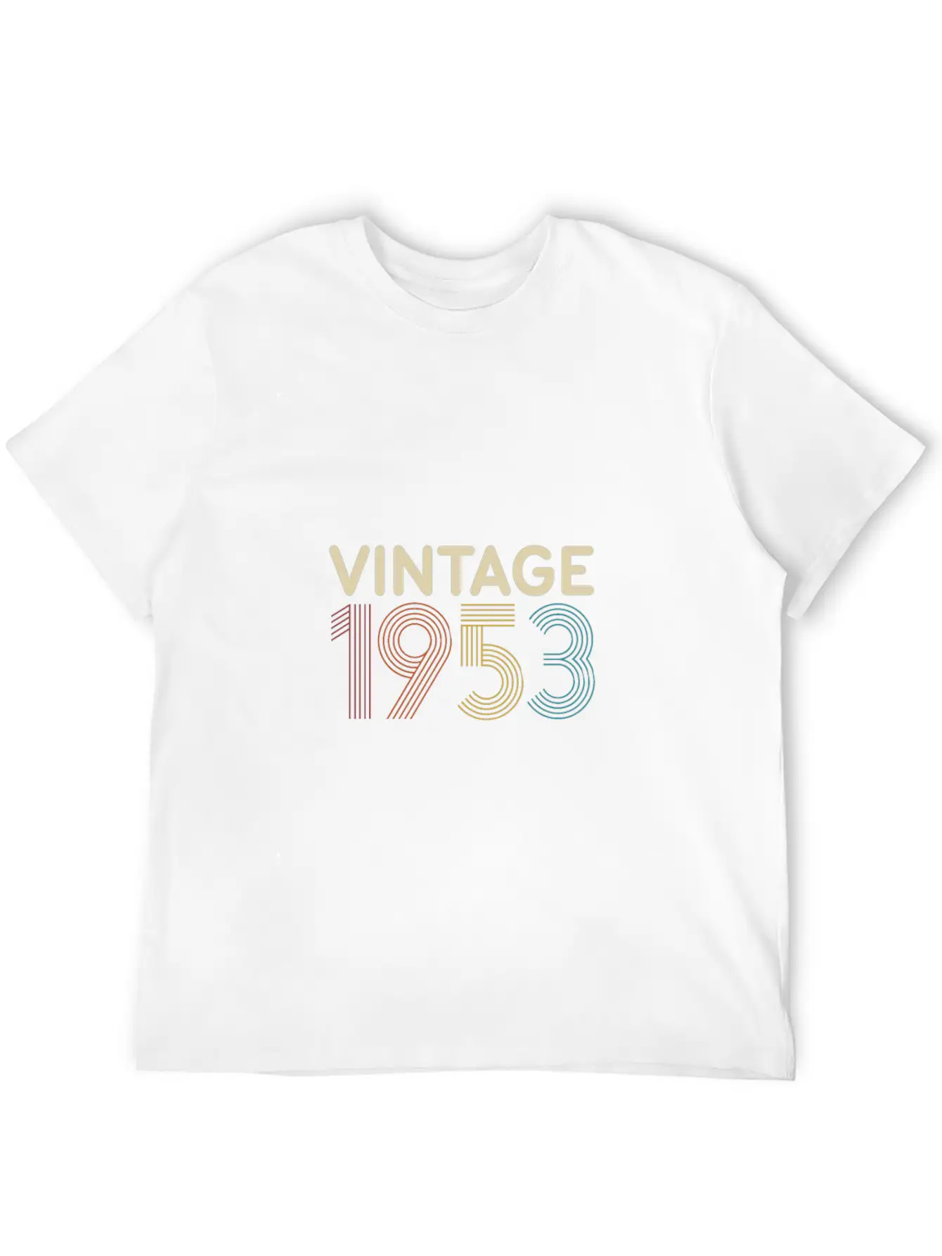 Vintage 1953 - Retro Birthday Essential Cotton Tee For Daily Outfits ¨C Unisex Style