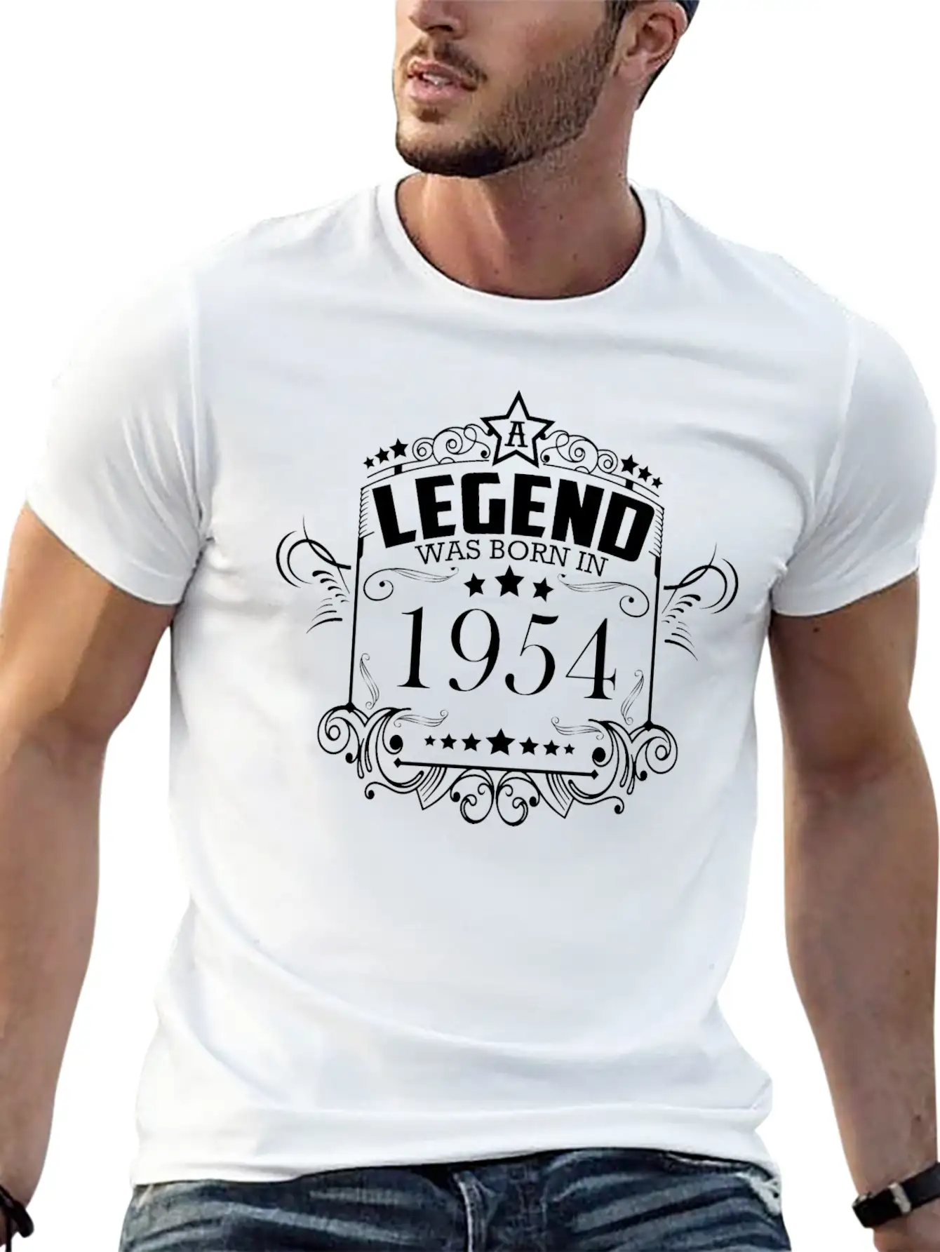 Vintage 1954 Birthday Vintage Unisex Casual T-Shirt ¨C Clean Design For Daily Comfort