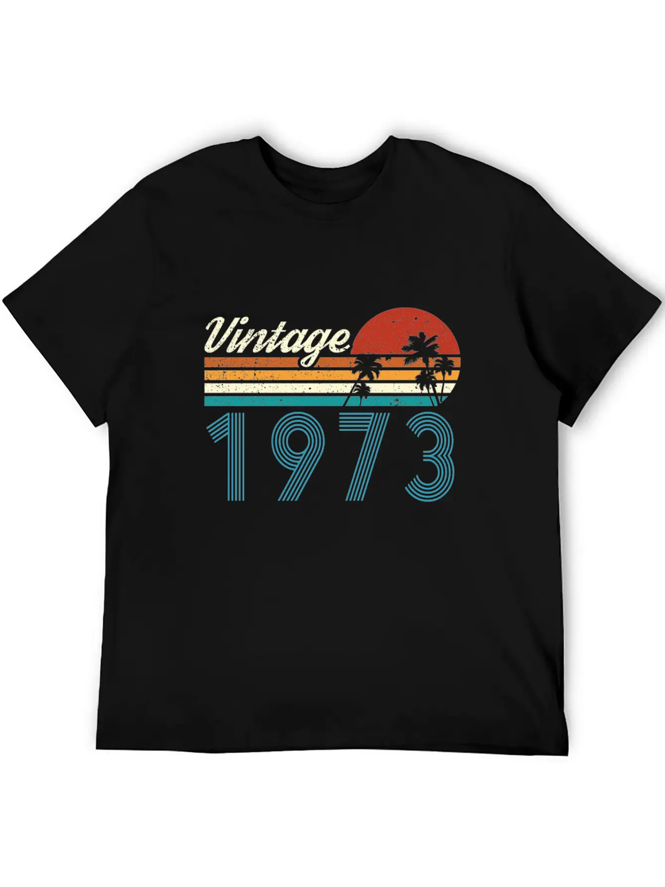 Vintage 1973 Vintage Birthday Retro Vintage Essential Cotton Tee For Daily Outfits ¨C Unisex Style