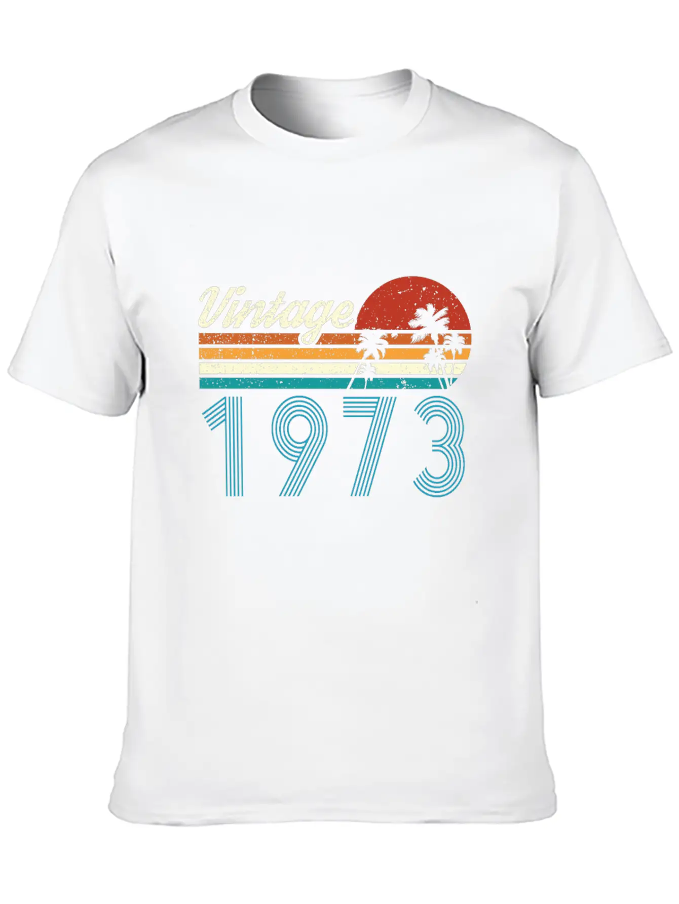 Vintage 1973 Vintage Birthday Retro Vintage Essential Cotton Tee For Daily Outfits ¨C Unisex Style
