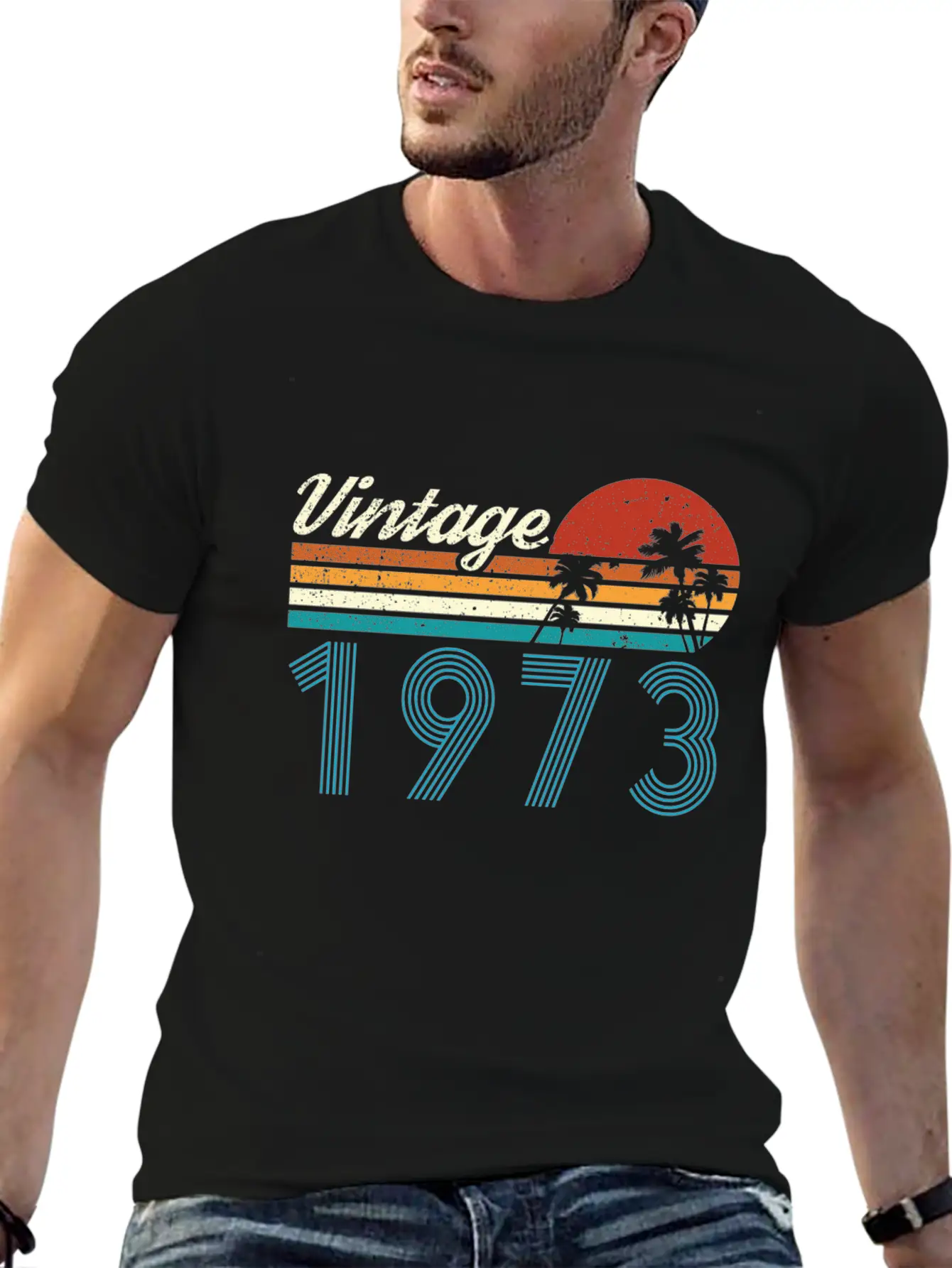 Vintage 1973 Vintage Birthday Retro Vintage Essential Cotton Tee For Daily Outfits ¨C Unisex Style
