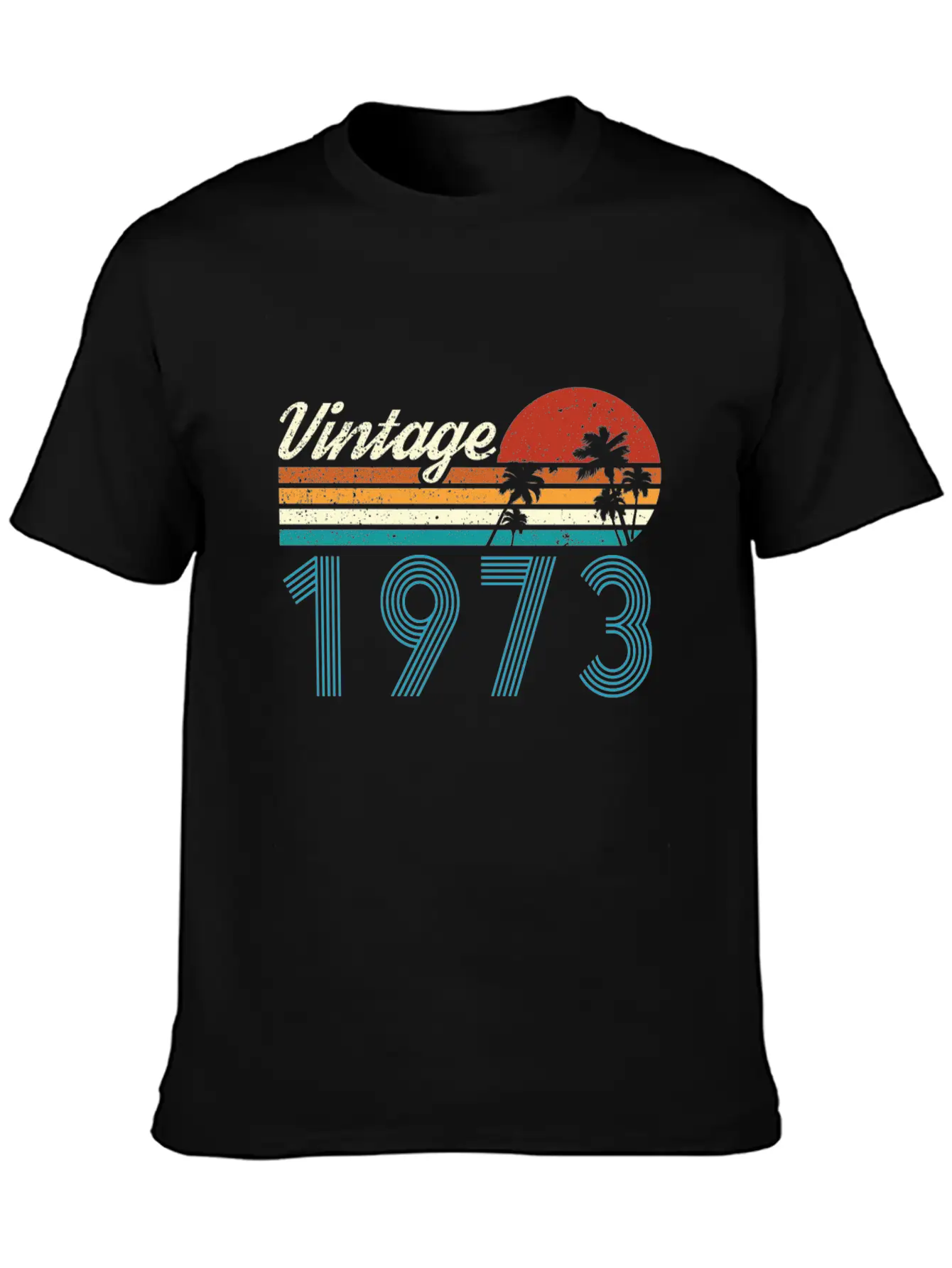 Vintage 1973 Vintage Birthday Retro Vintage Essential Cotton Tee For Daily Outfits ¨C Unisex Style