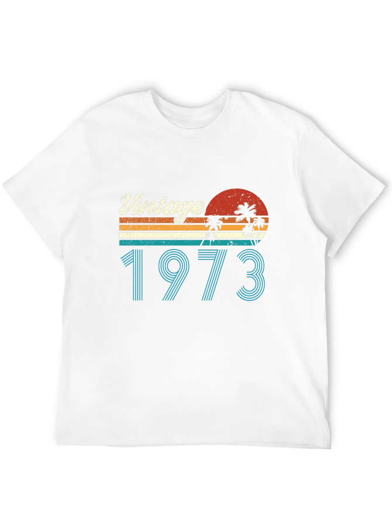 Vintage 1973 Vintage Birthday Retro Vintage Essential Cotton Tee For Daily Outfits ¨C Unisex Style