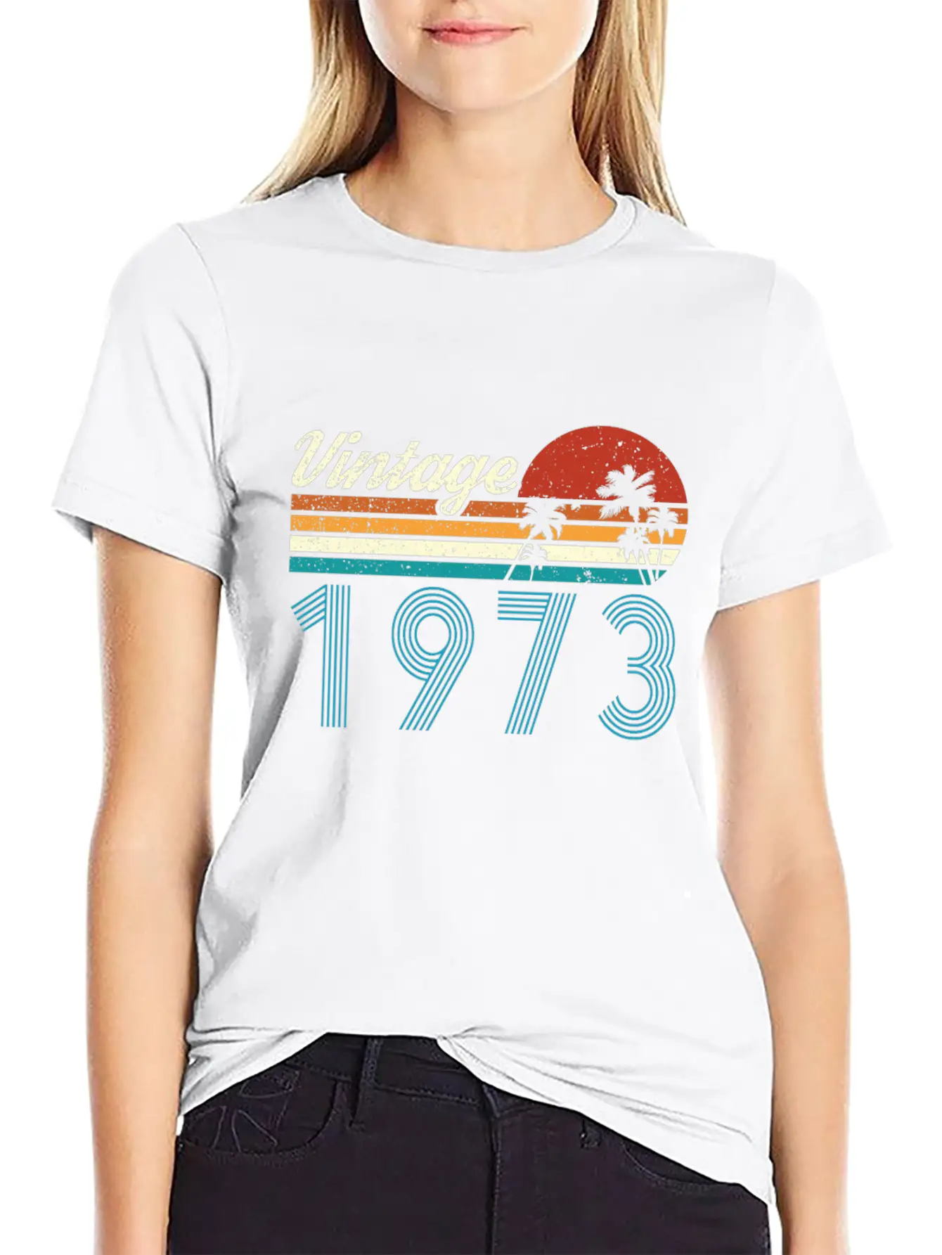 Vintage 1973 Vintage Birthday Retro Vintage Essential Cotton Tee For Daily Outfits ¨C Unisex Style