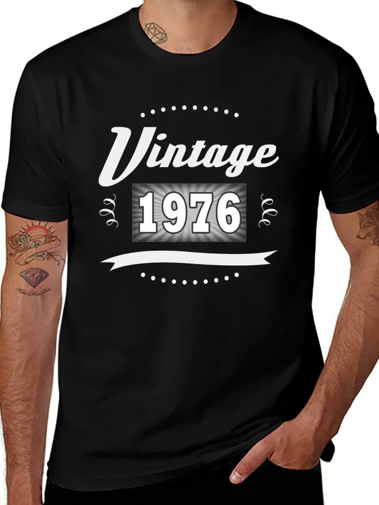 VINTAGE 1976 2.png Essential Cotton Tee For Daily Outfits ¨C Unisex Style