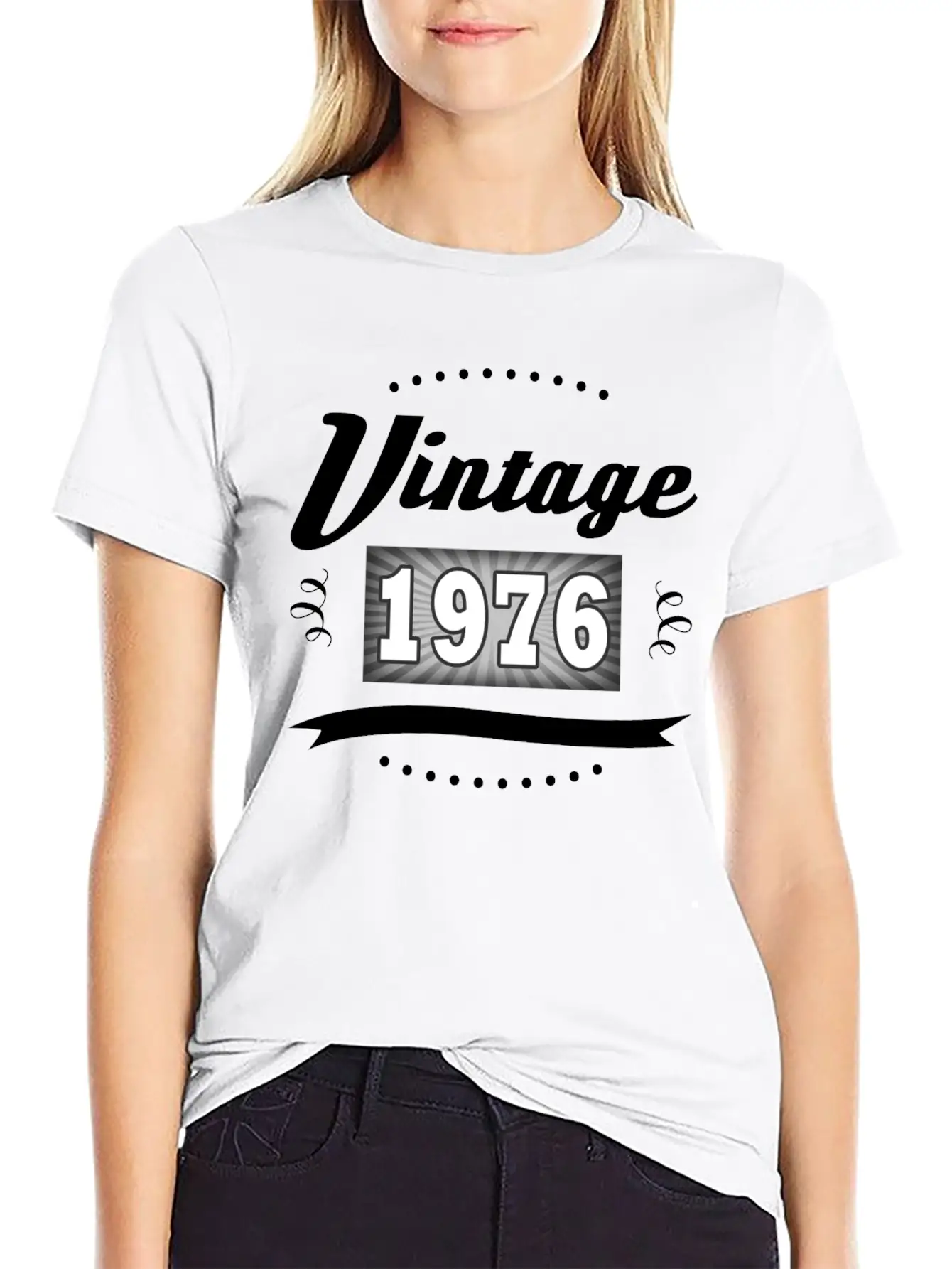 VINTAGE 1976 2.png Essential Cotton Tee For Daily Outfits ¨C Unisex Style