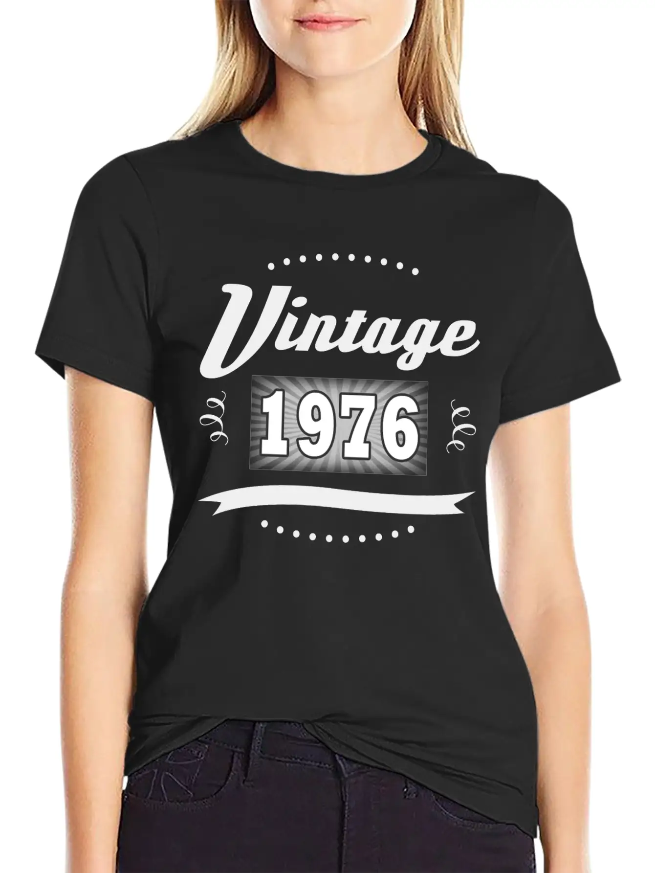 VINTAGE 1976 2.png Essential Cotton Tee For Daily Outfits ¨C Unisex Style