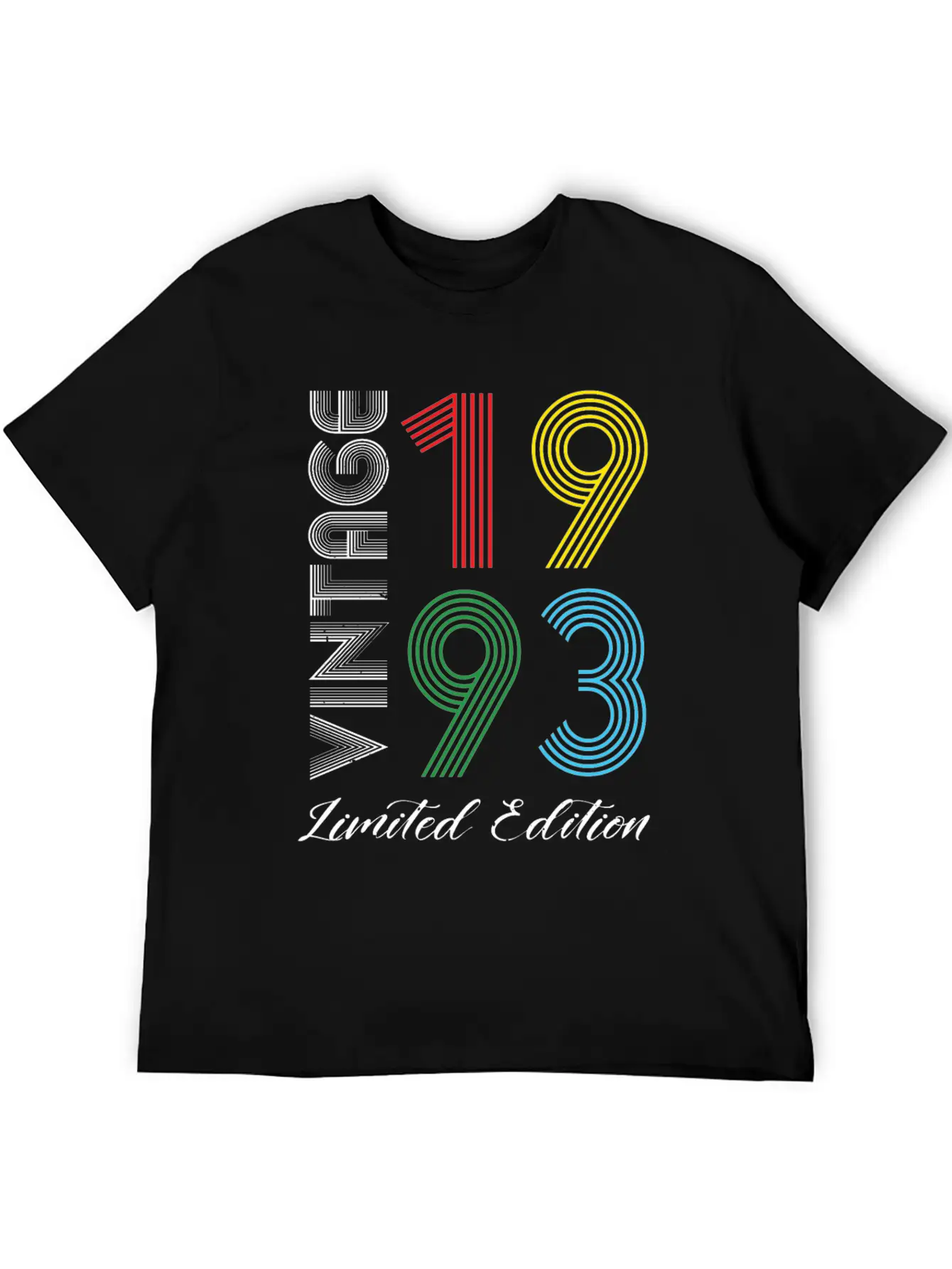 Vintage 1993 Vintage Birthday Retro Vintage Basic Graphic T-Shirt ¨C Daily Comfort In Soft Cotton