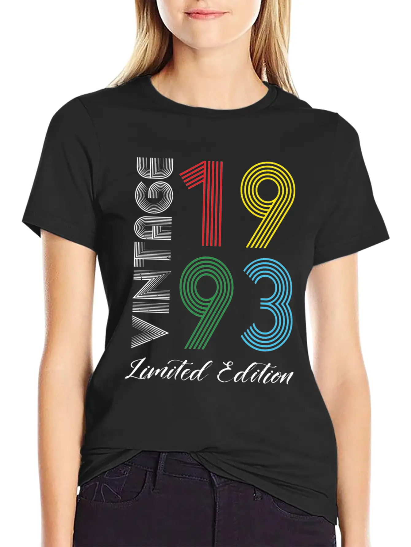 Vintage 1993 Vintage Birthday Retro Vintage Basic Graphic T-Shirt ¨C Daily Comfort In Soft Cotton