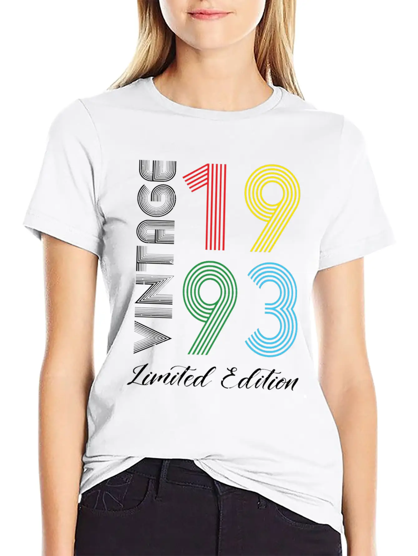 Vintage 1993 Vintage Birthday Retro Vintage Basic Graphic T-Shirt ¨C Daily Comfort In Soft Cotton