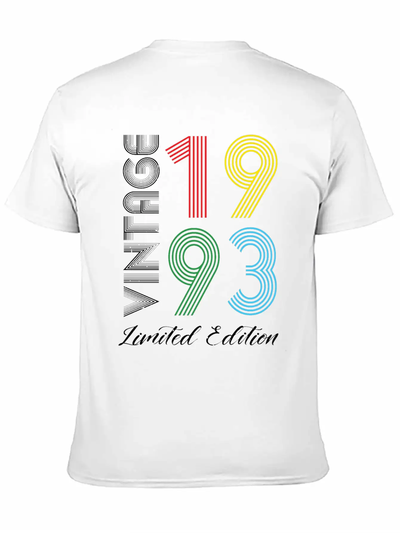 Vintage 1993 Vintage Birthday Retro Vintage Basic Graphic T-Shirt ¨C Daily Comfort In Soft Cotton