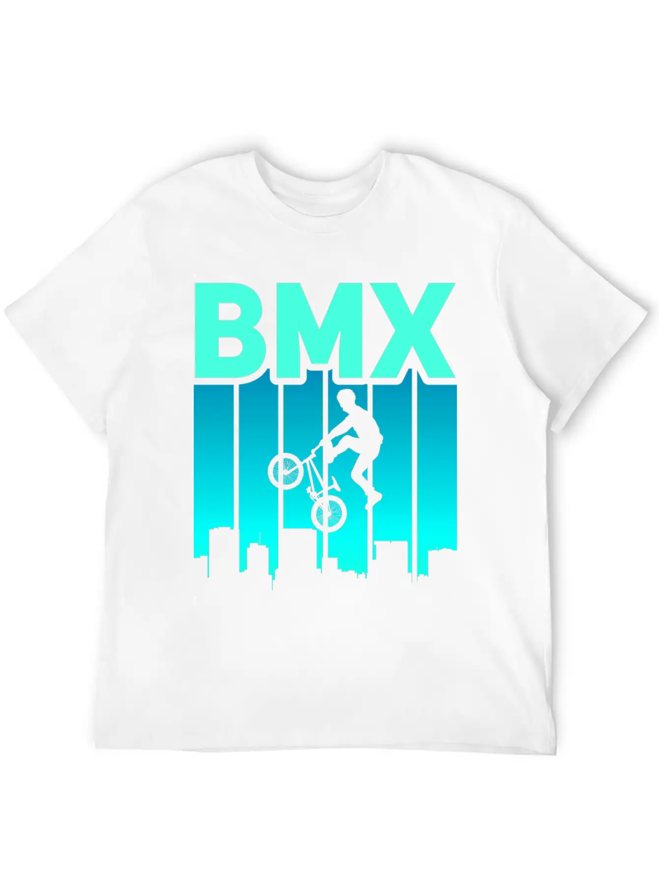 Vintage Bike Outfit, Bicycle Urban Freestyle BMX Essential Cotton Tee For Daily Outfits ¨C Unisex Style