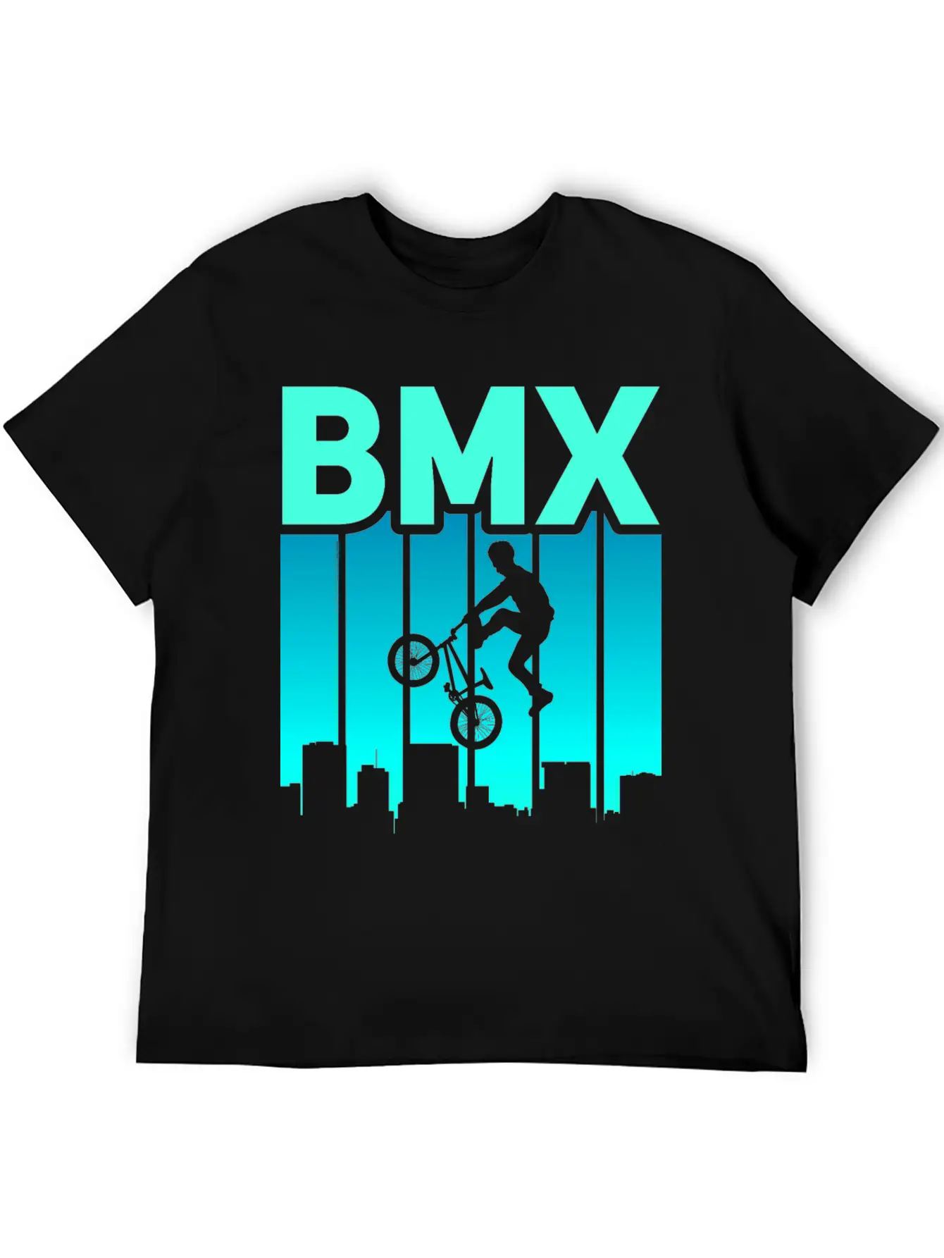 Vintage Bike Outfit, Bicycle Urban Freestyle BMX Essential Cotton Tee For Daily Outfits ¨C Unisex Style