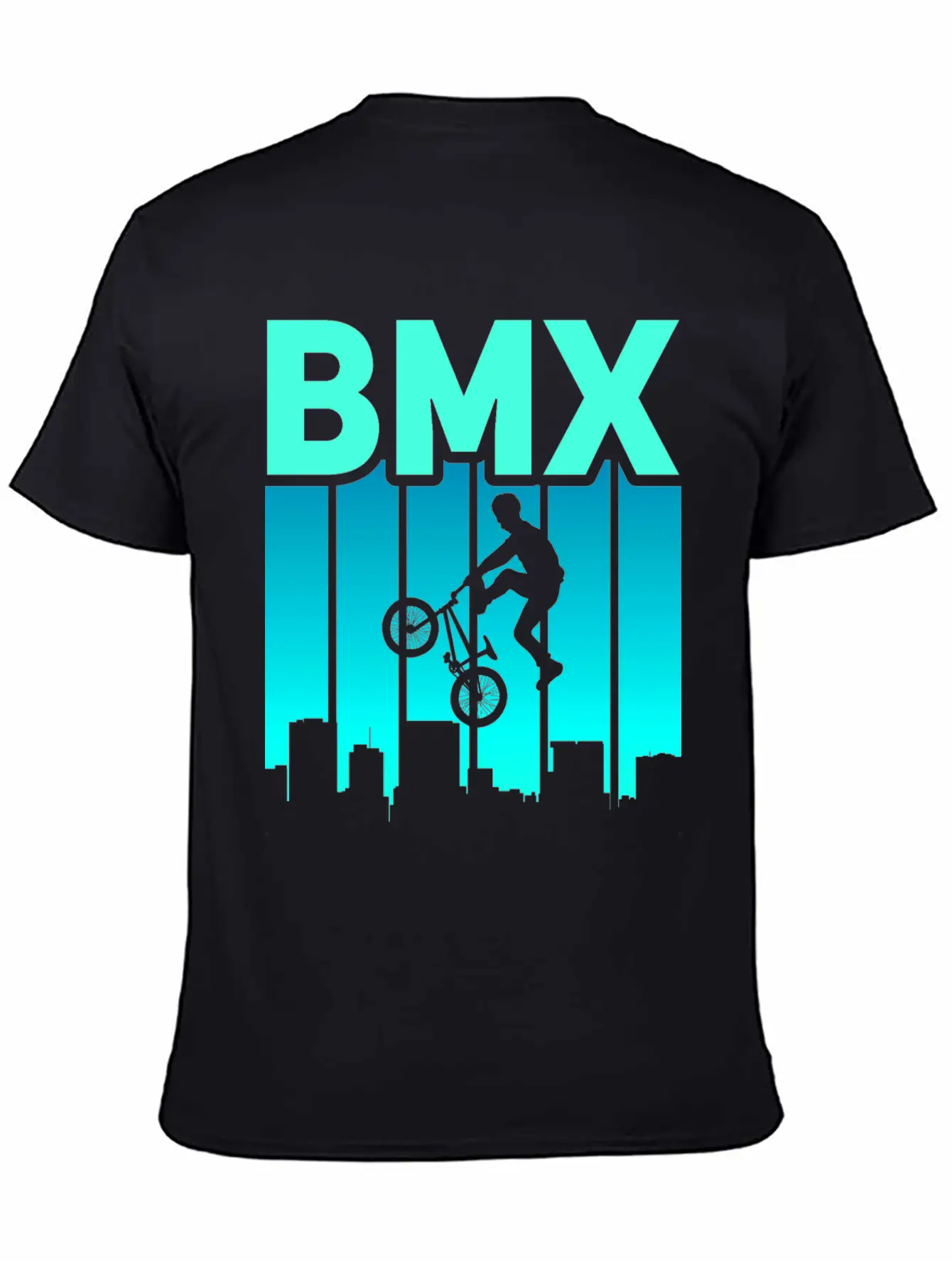 Vintage Bike Outfit, Bicycle Urban Freestyle BMX Essential Cotton Tee For Daily Outfits ¨C Unisex Style