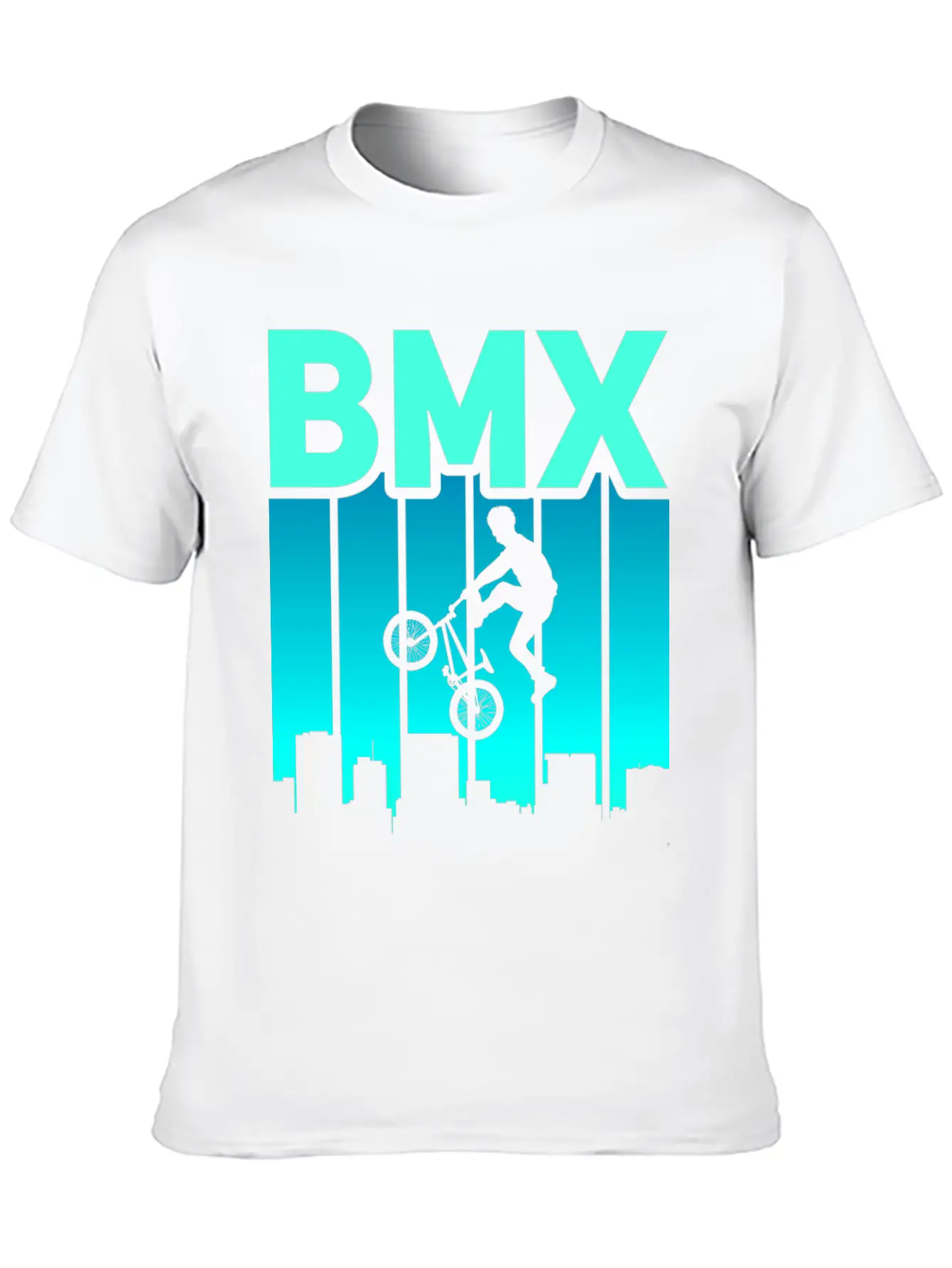 Vintage Bike Outfit, Bicycle Urban Freestyle BMX Essential Cotton Tee For Daily Outfits ¨C Unisex Style