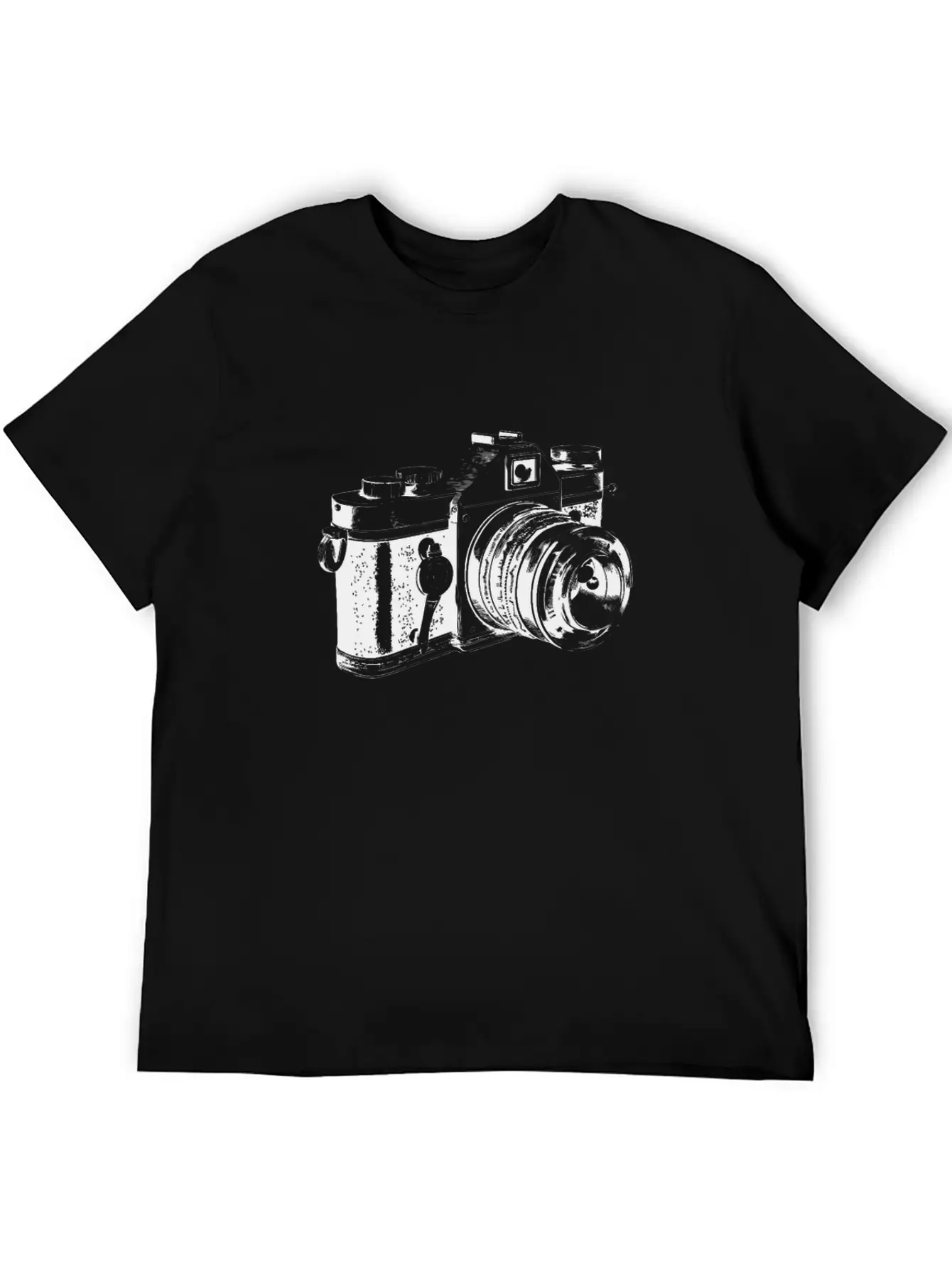 Vintage Camera Photography Essential Cotton Tee For Daily Outfits ¨C Unisex Style