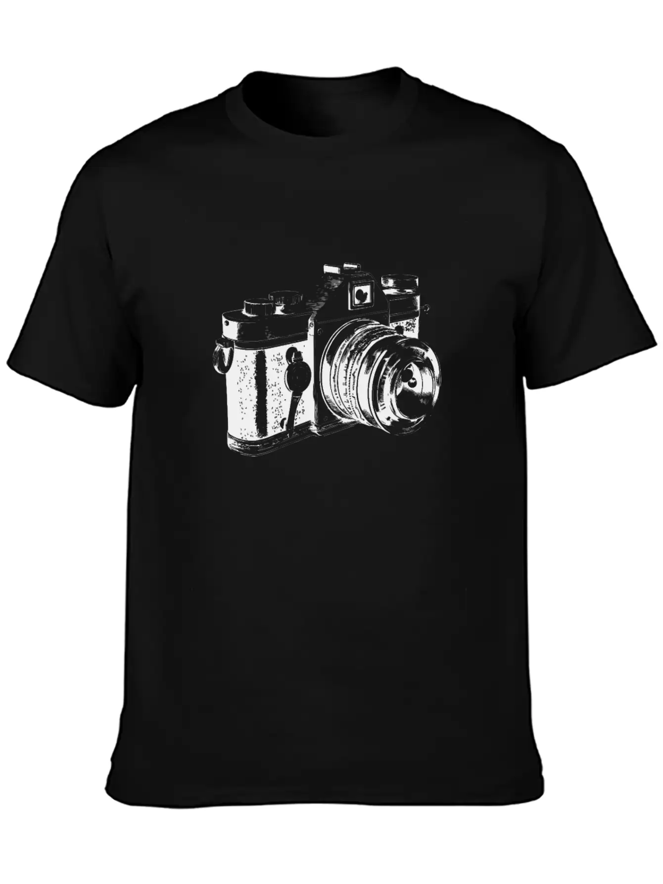 Vintage Camera Photography Essential Cotton Tee For Daily Outfits ¨C Unisex Style