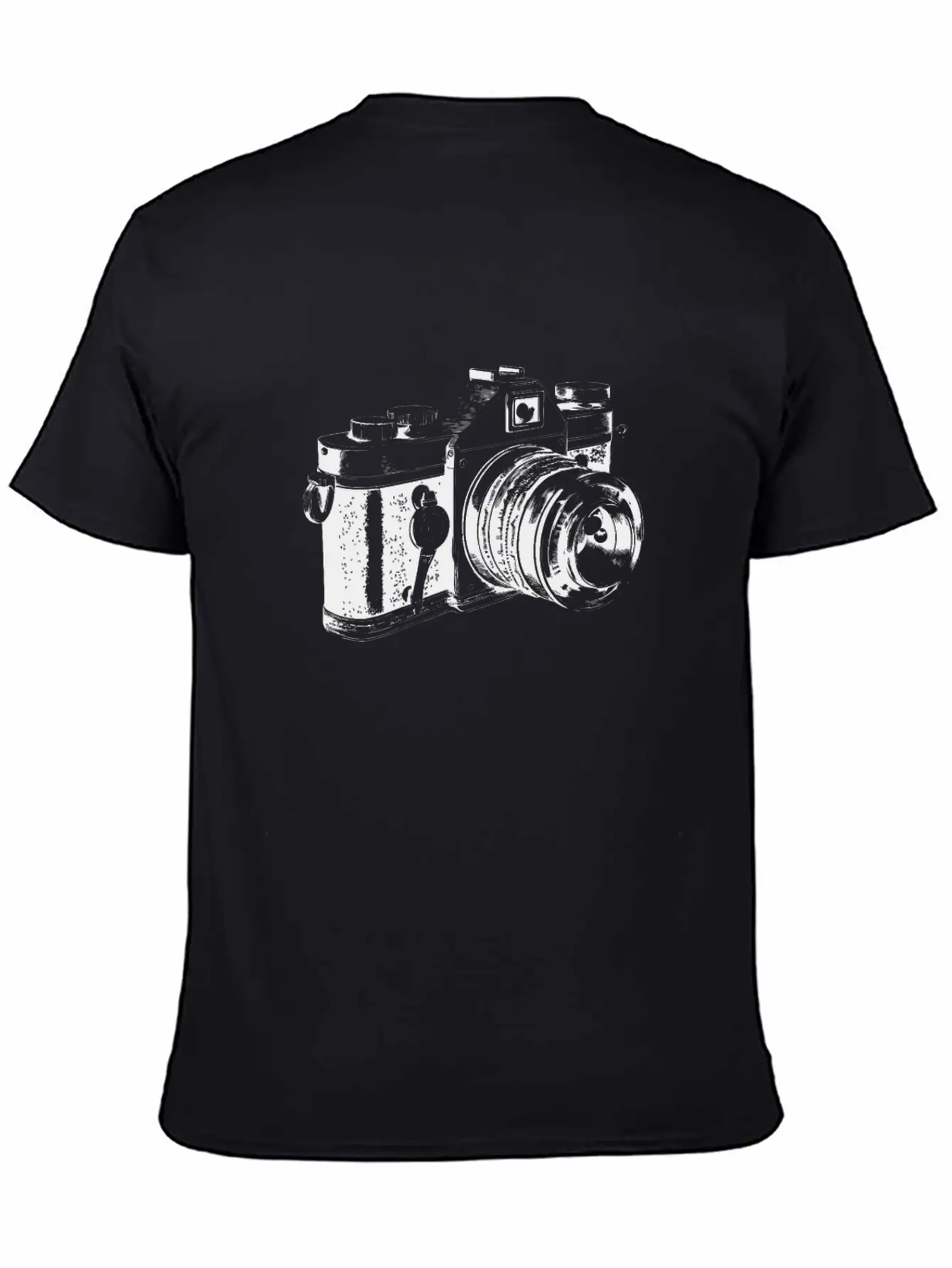 Vintage Camera Photography Essential Cotton Tee For Daily Outfits ¨C Unisex Style