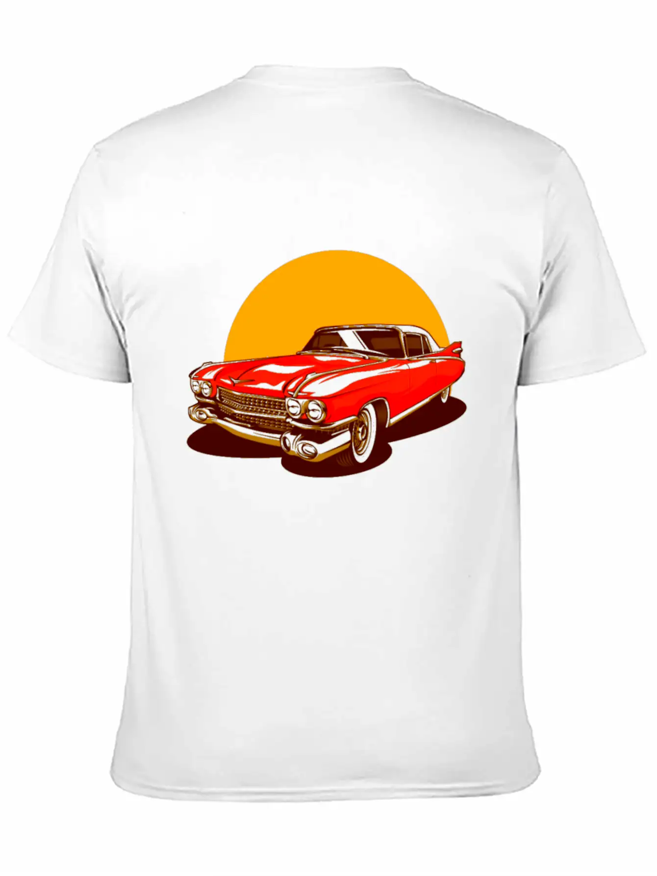 Vintage Classic Car Essential Cotton Tee For Daily Outfits ¨C Unisex Style