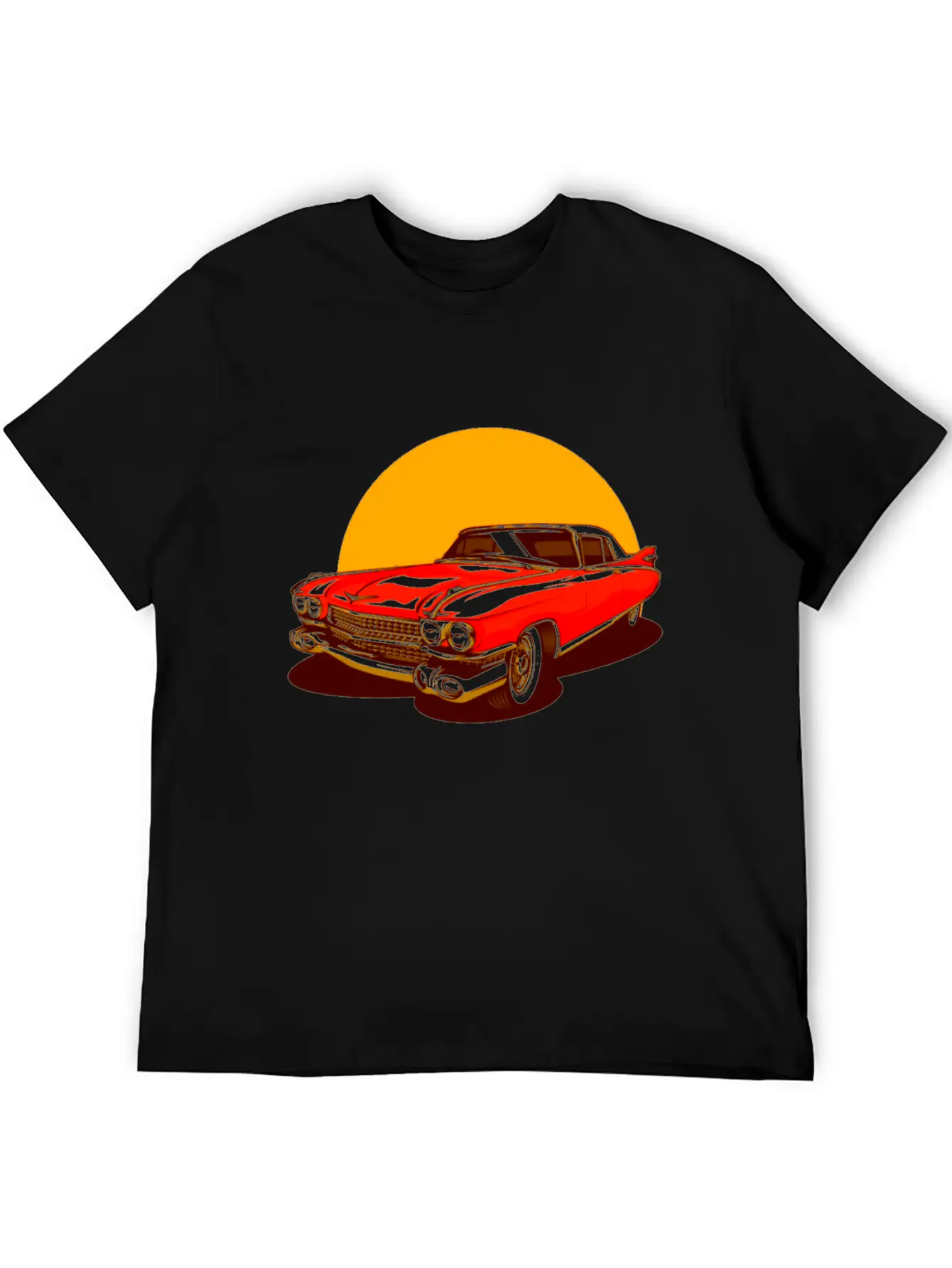 Vintage Classic Car Essential Cotton Tee For Daily Outfits ¨C Unisex Style