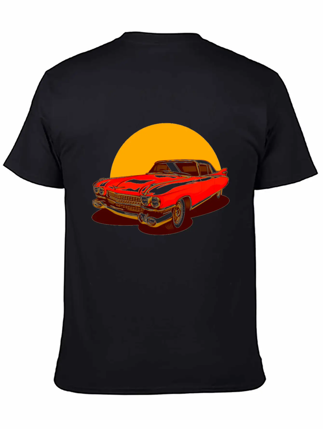 Vintage Classic Car Essential Cotton Tee For Daily Outfits ¨C Unisex Style