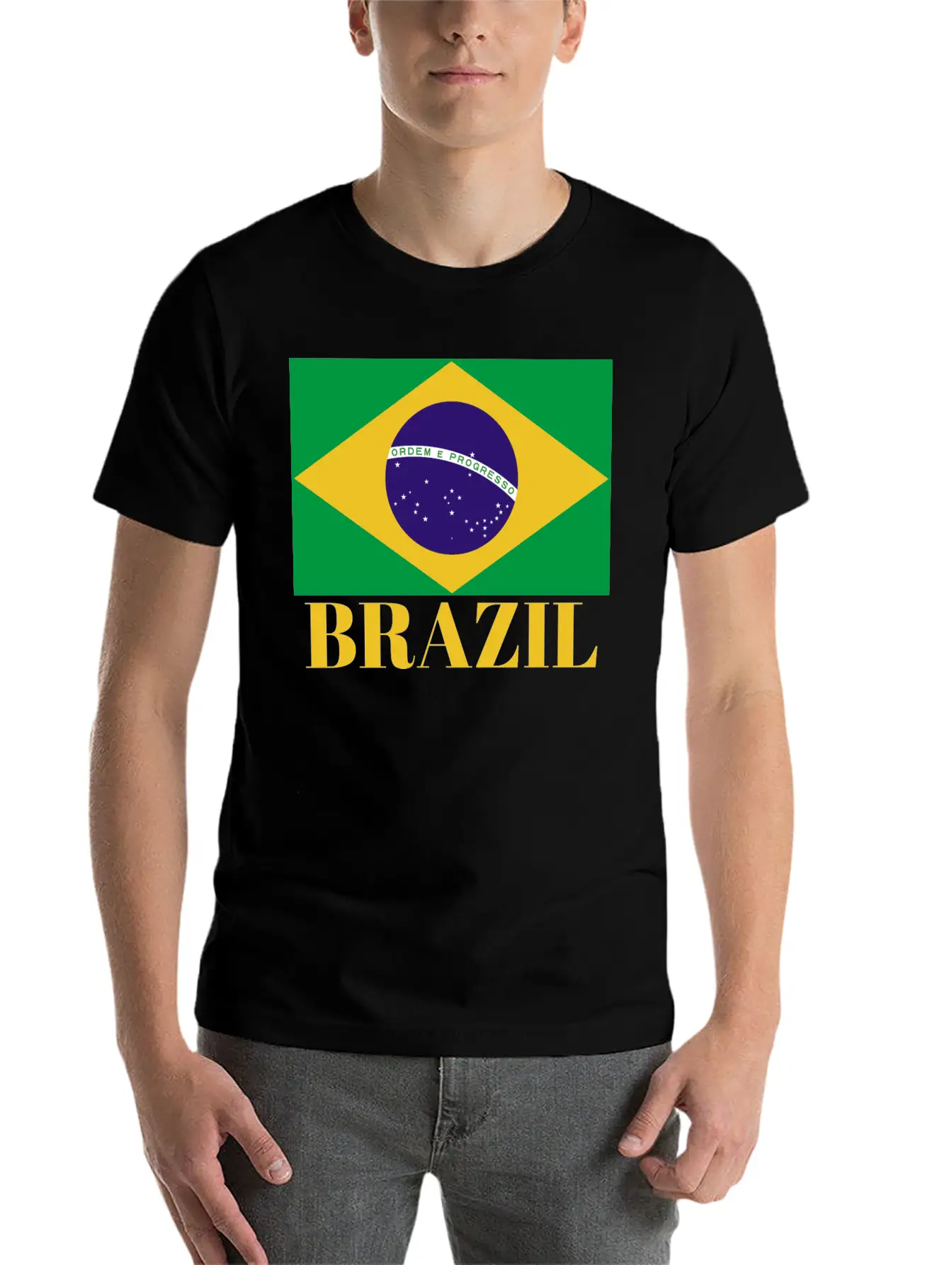 Vintage It's In My DNA Brazil Flag BRAZIL BRASIL Soft Cotton Short Sleeve Tee ¨C Unisex Wardrobe Staple