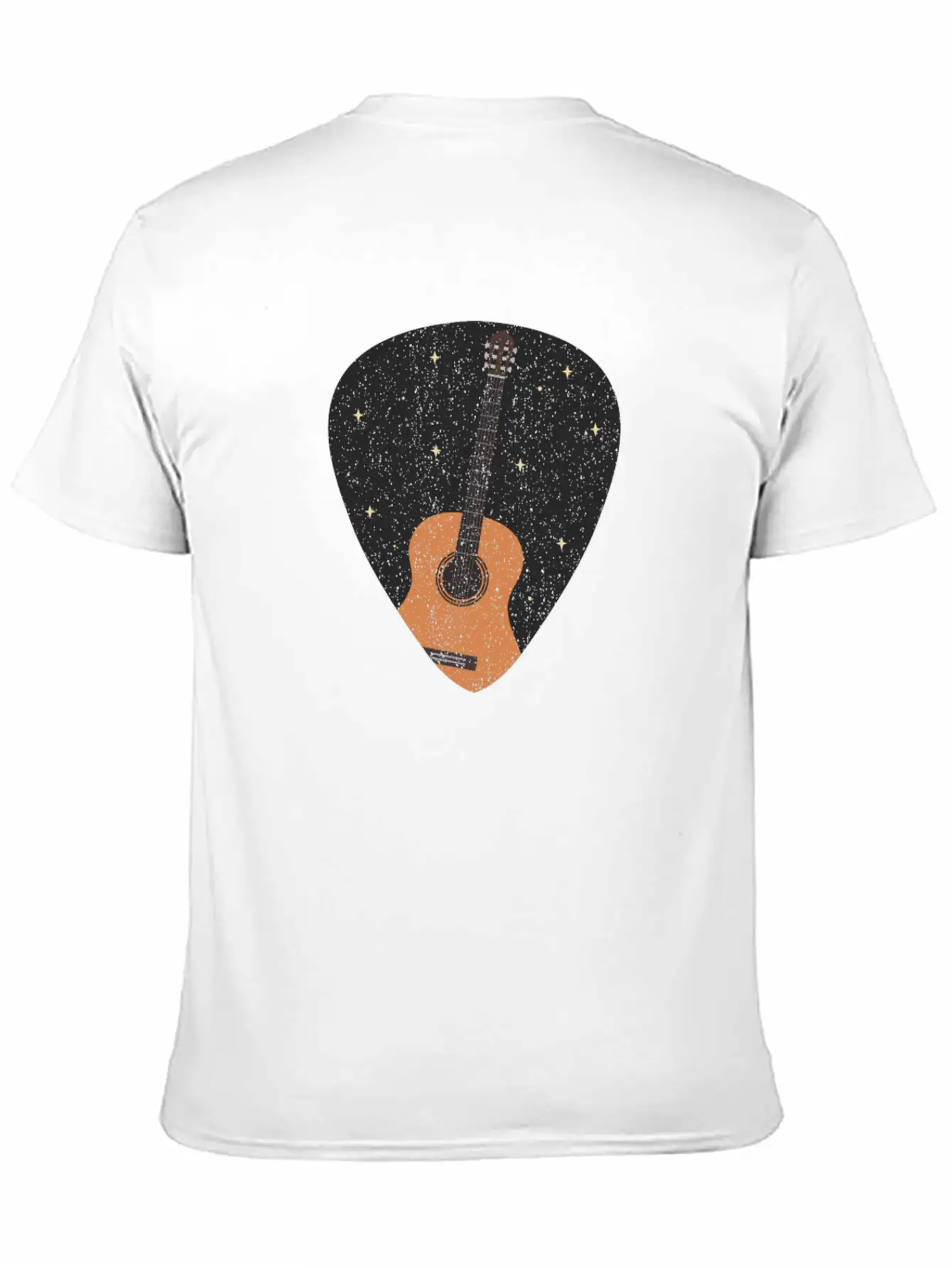 Vintage Music Guitar Pick String Instrument Gift Essential Cotton Tee For Daily Outfits ¨C Unisex Style