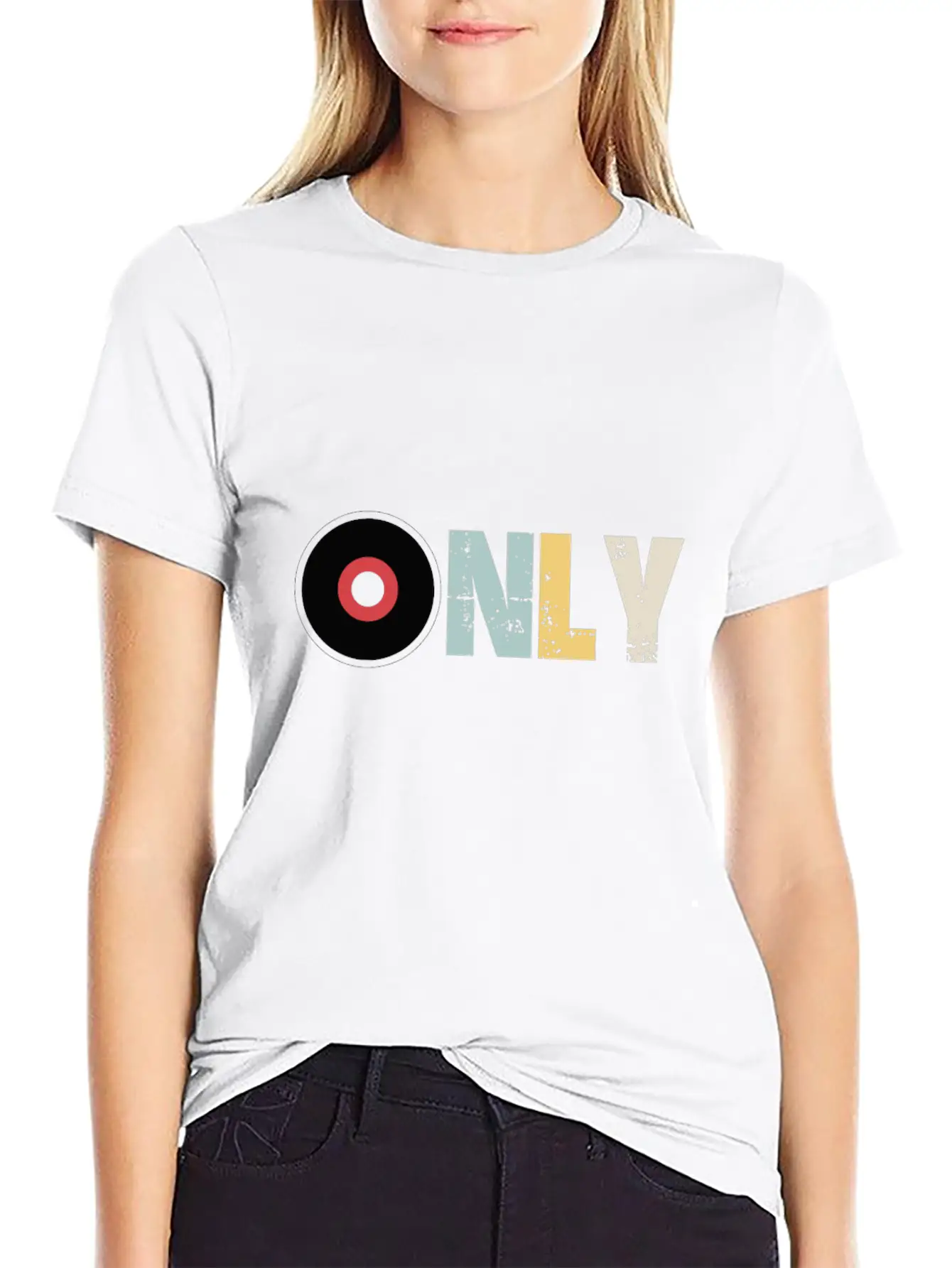 VINYL ONLY Essential Cotton Tee For Daily Outfits ¨C Unisex Style