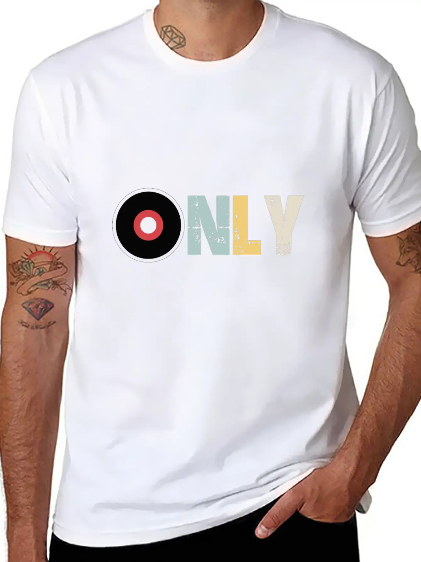 VINYL ONLY Essential Cotton Tee For Daily Outfits ¨C Unisex Style