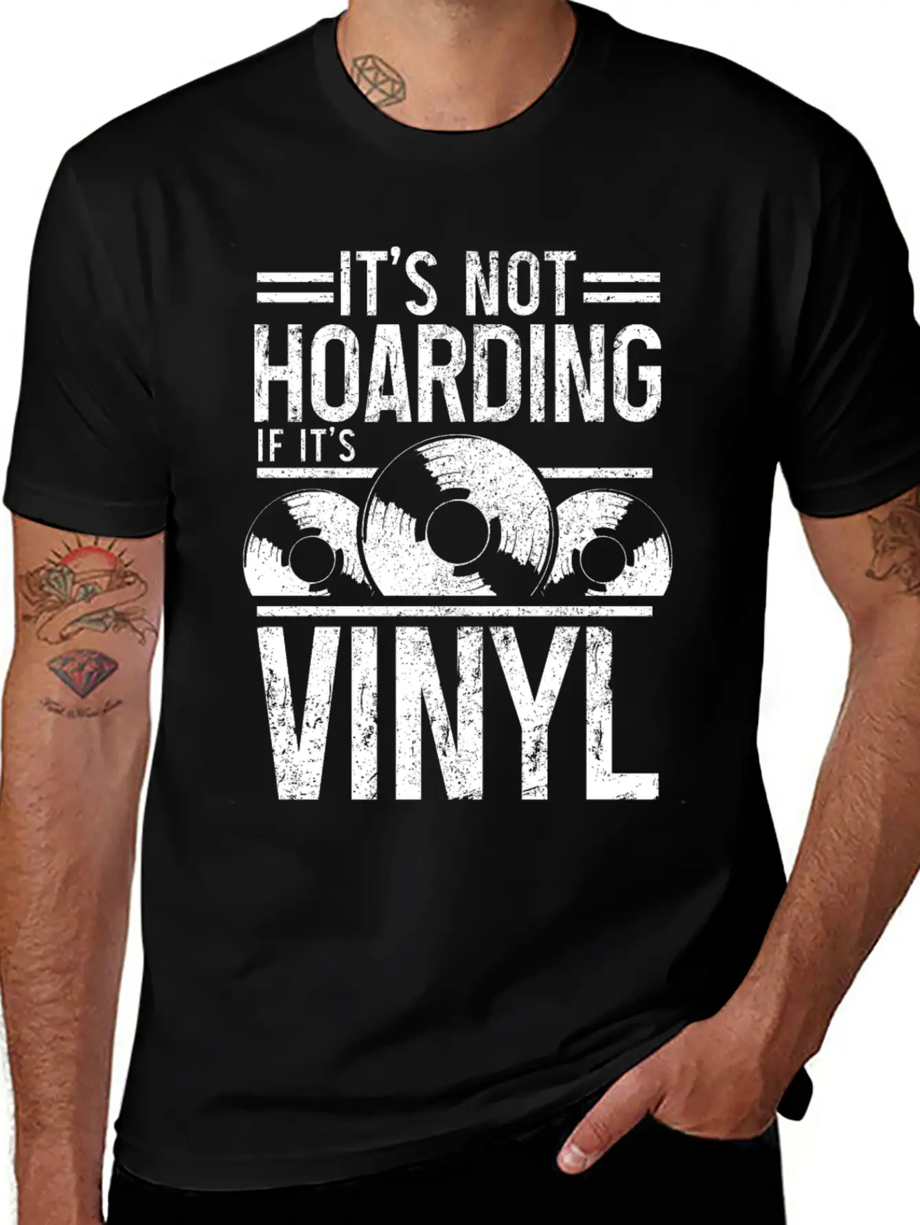 Vinyl Record Collector Music DJ Gift Soft Cotton Short Sleeve Tee ¨C Unisex Wardrobe Staple