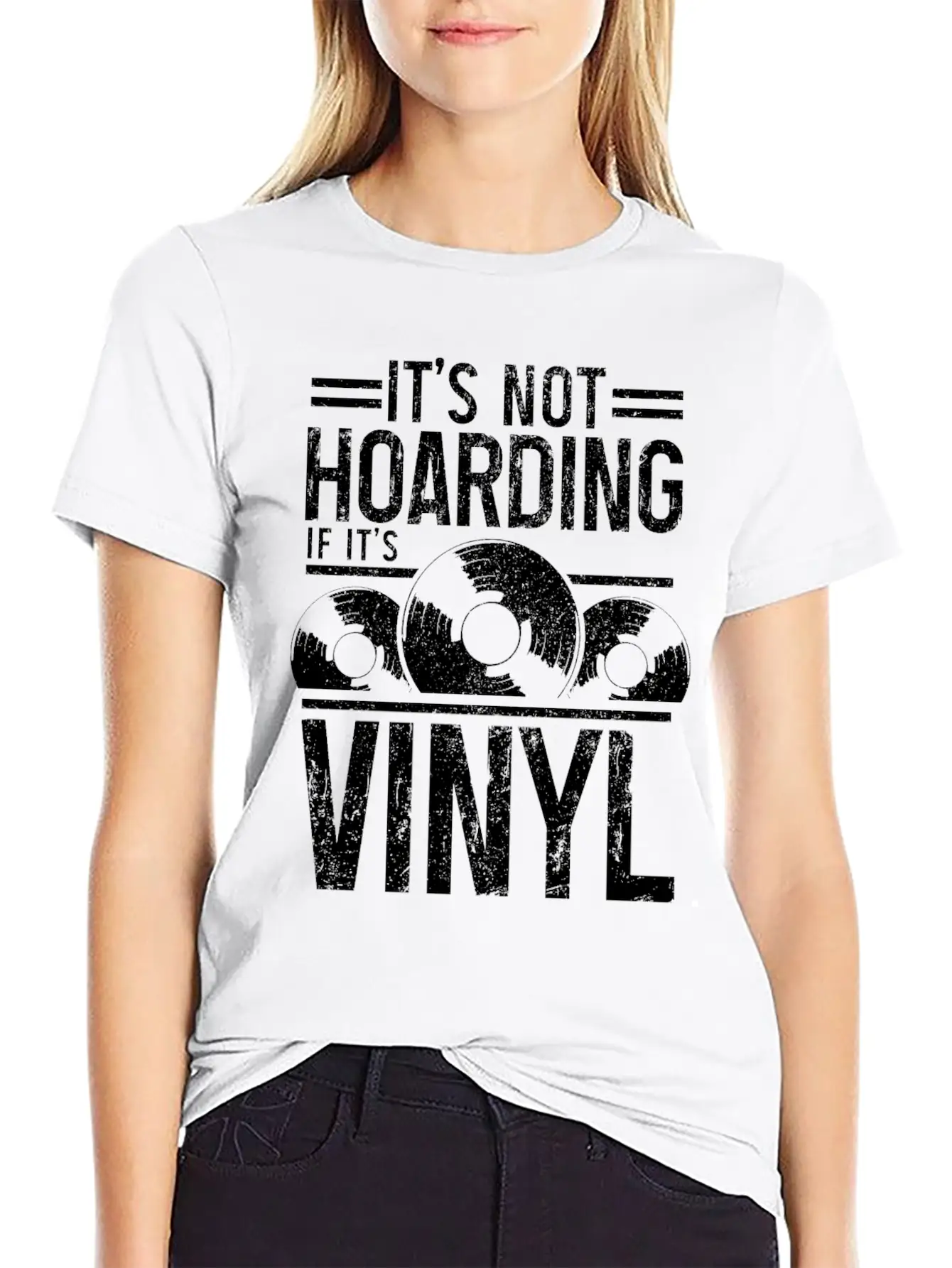 Vinyl Record Collector Music DJ Gift Soft Cotton Short Sleeve Tee ¨C Unisex Wardrobe Staple