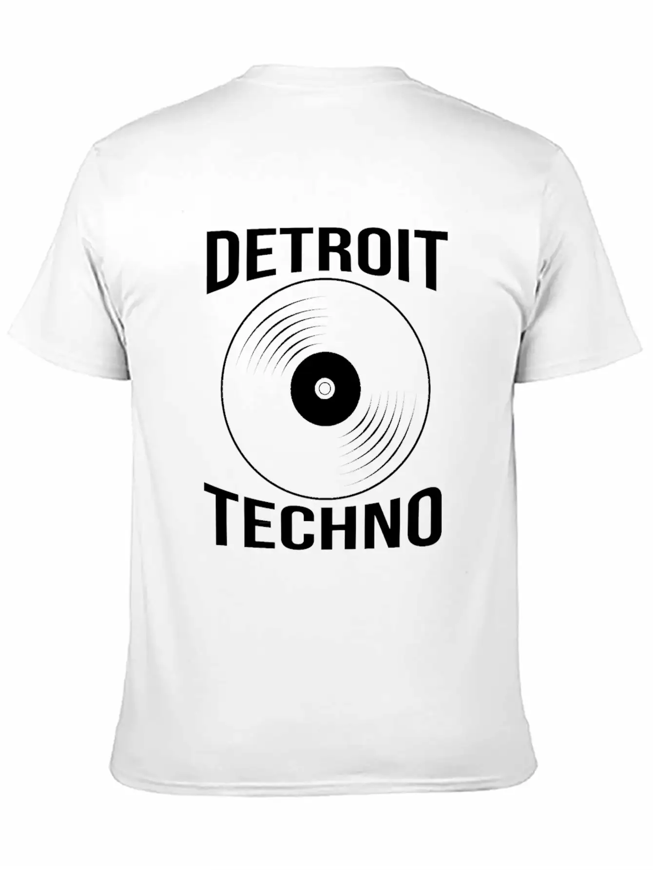 Vinyl Record Dj Edm Detroit Techno Unisex Casual T-Shirt ¨C Clean Design For Daily Comfort