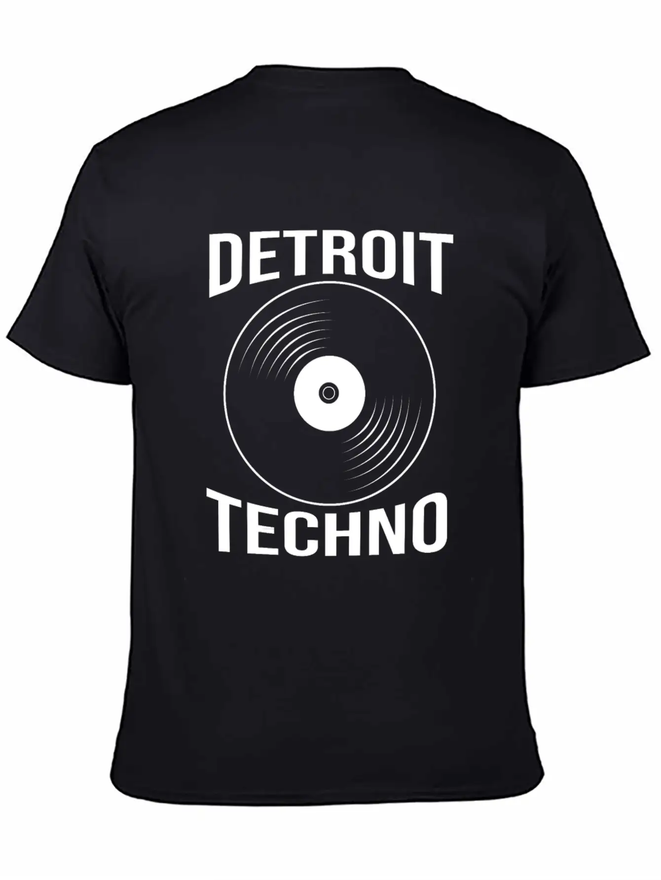 Vinyl Record Dj Edm Detroit Techno Unisex Casual T-Shirt ¨C Clean Design For Daily Comfort