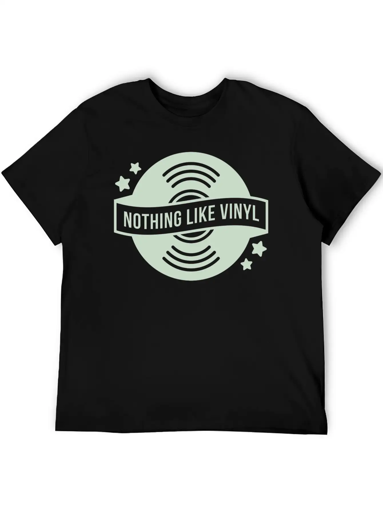 Vinyl Record Turntable Deejay DJ Musictape Soft Cotton Short Sleeve Tee ¨C Unisex Wardrobe Staple