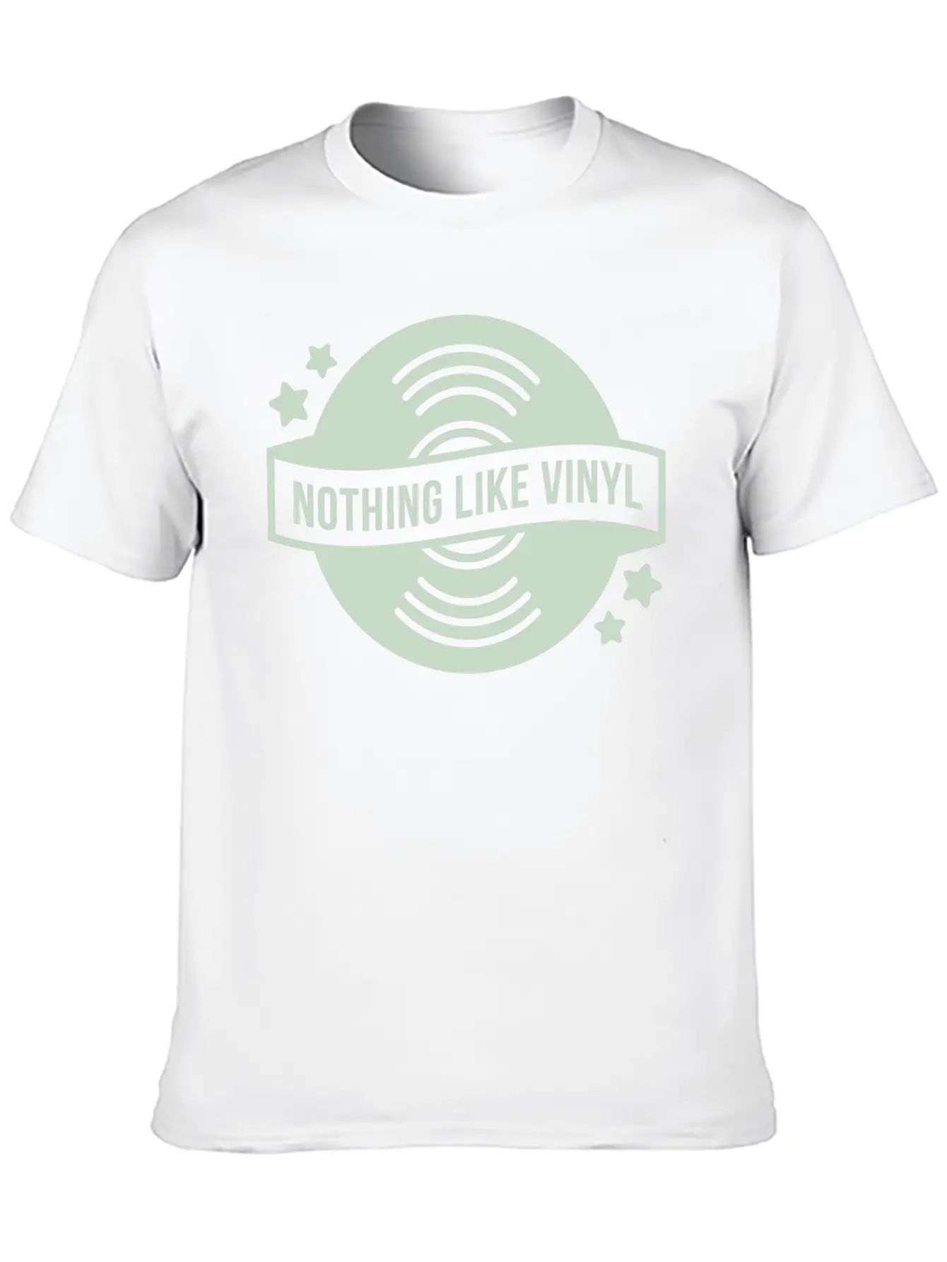 Vinyl Record Turntable Deejay DJ Musictape Soft Cotton Short Sleeve Tee ¨C Unisex Wardrobe Staple