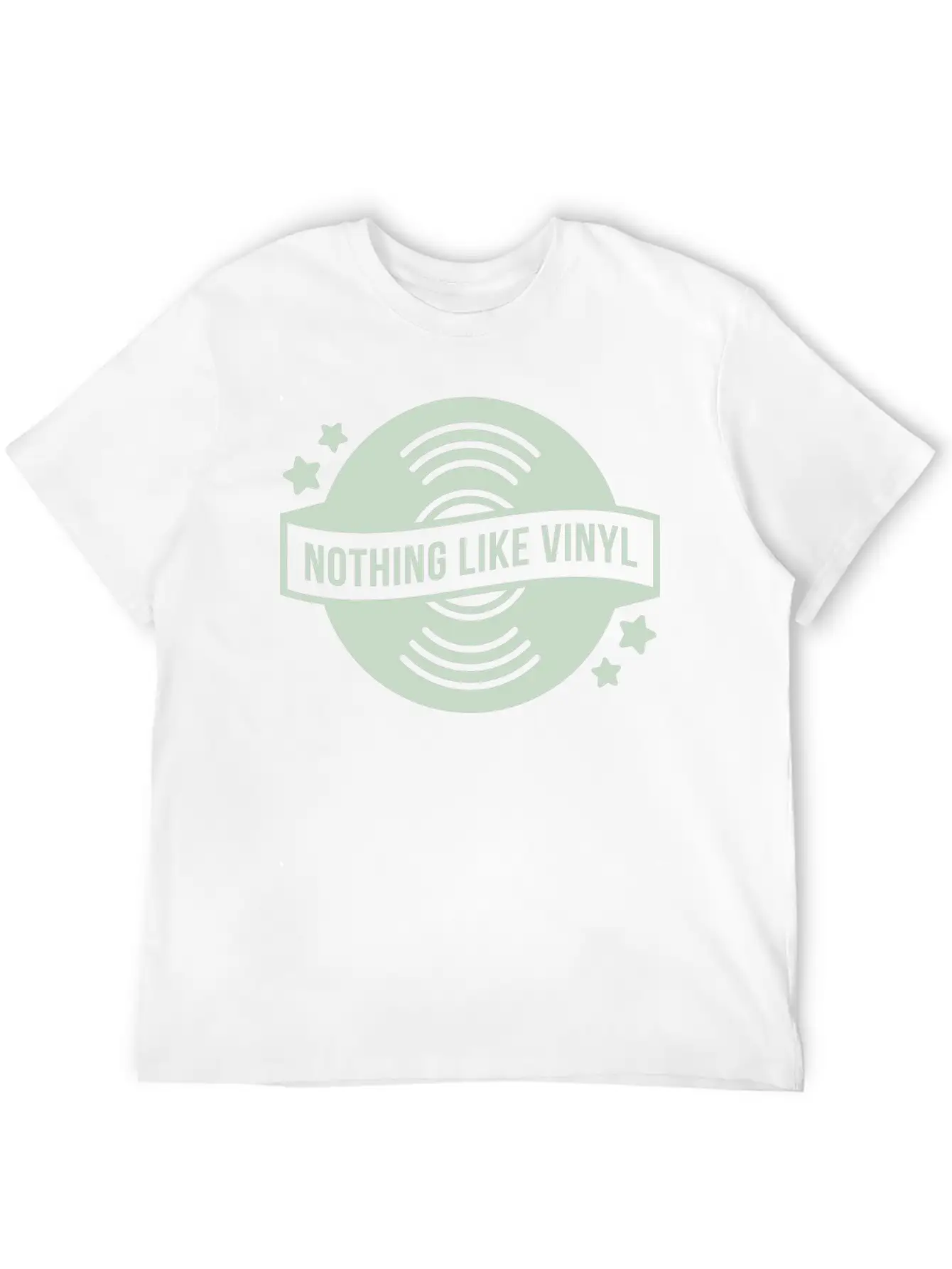 Vinyl Record Turntable Deejay DJ Musictape Soft Cotton Short Sleeve Tee ¨C Unisex Wardrobe Staple
