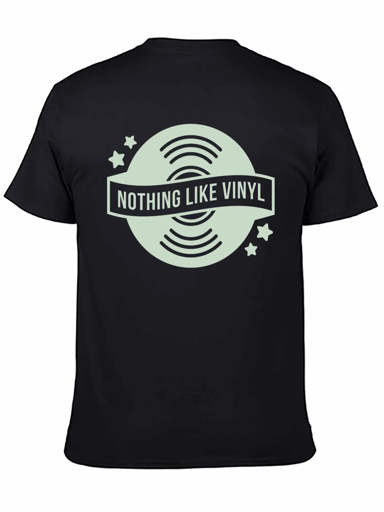 Vinyl Record Turntable Deejay DJ Musictape Soft Cotton Short Sleeve Tee ¨C Unisex Wardrobe Staple