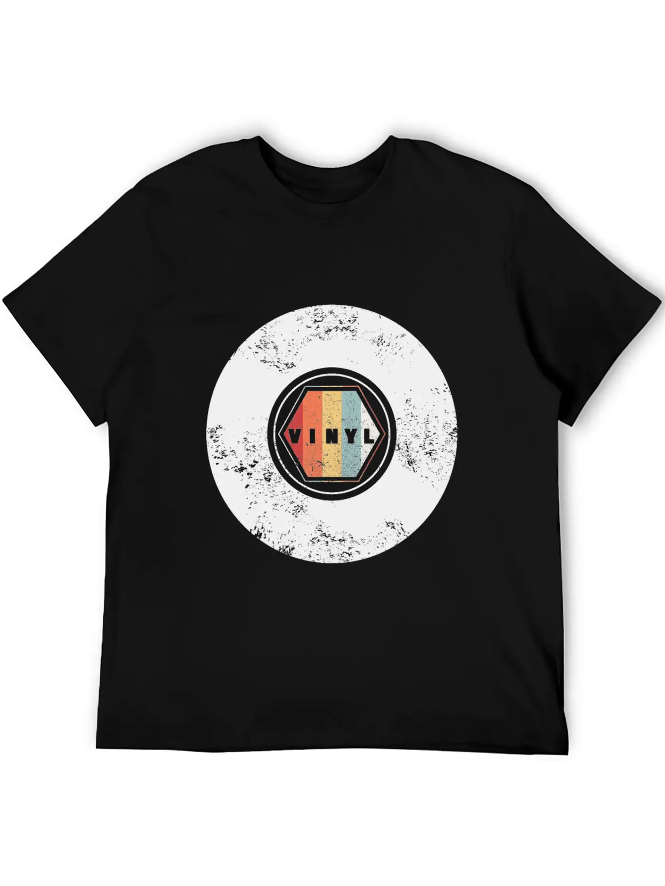 VINYL Retro Essential Cotton Tee For Daily Outfits ¨C Unisex Style