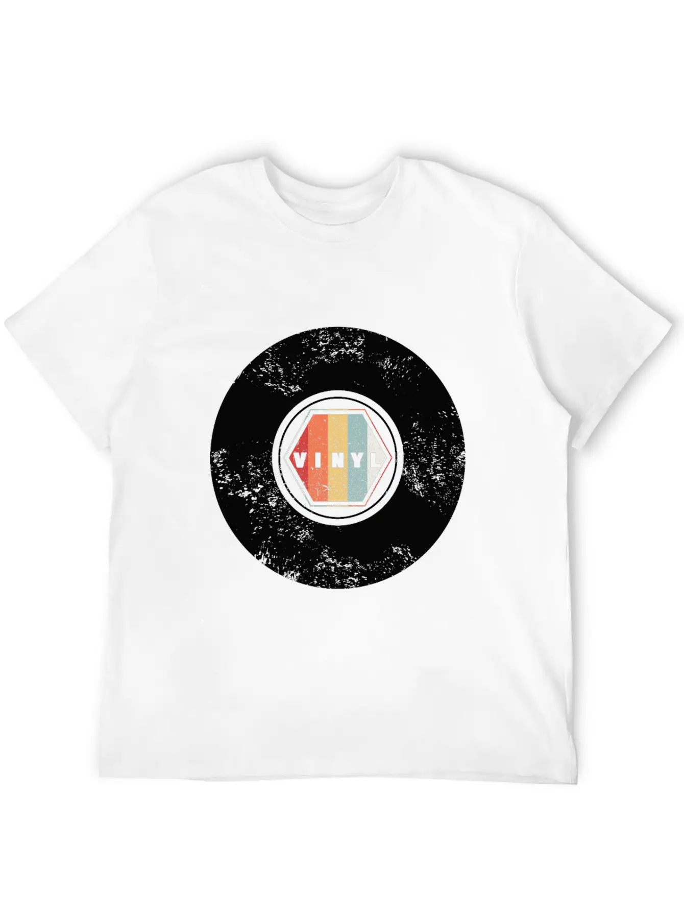 VINYL Retro Essential Cotton Tee For Daily Outfits ¨C Unisex Style