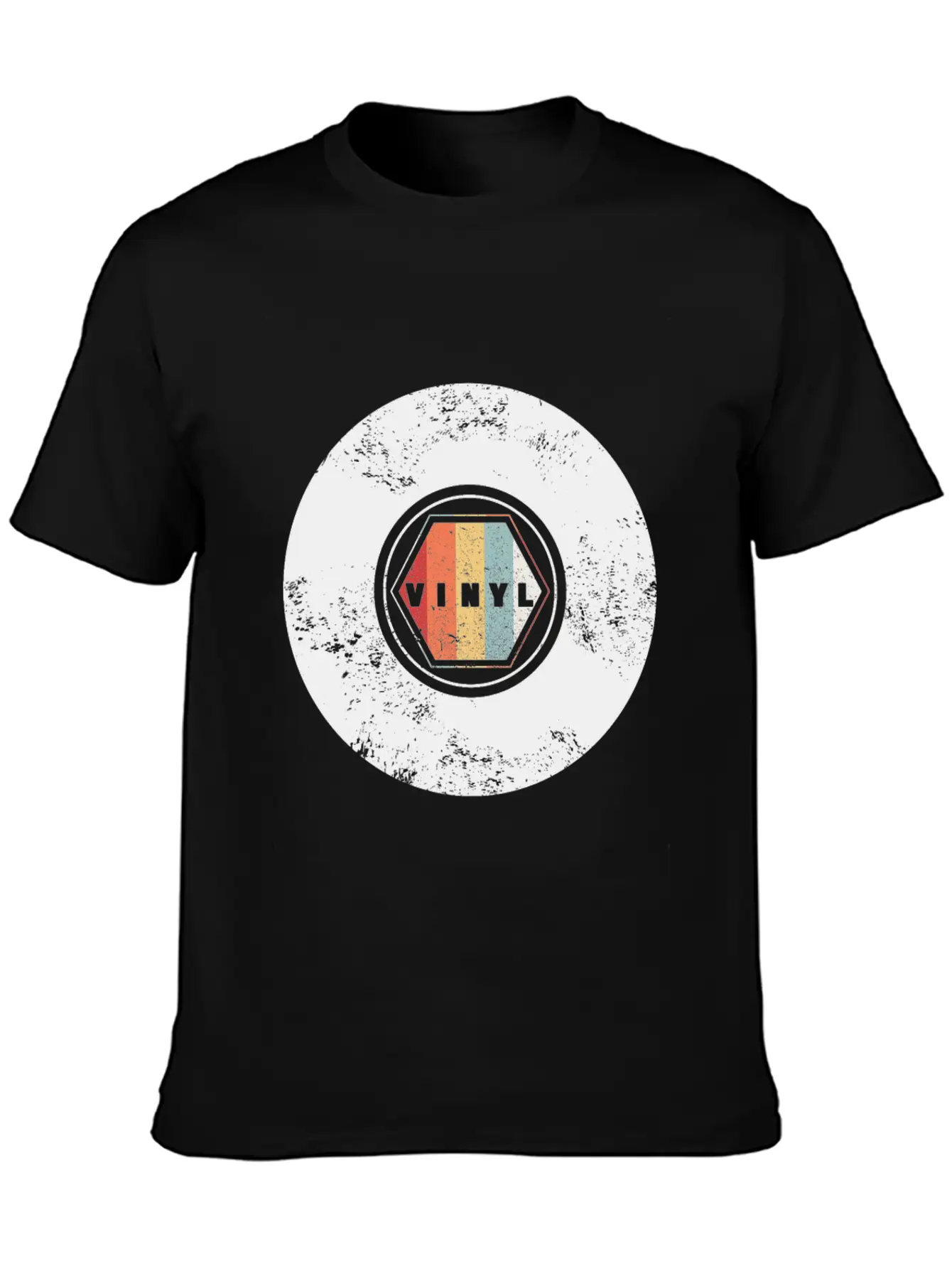 VINYL Retro Essential Cotton Tee For Daily Outfits ¨C Unisex Style