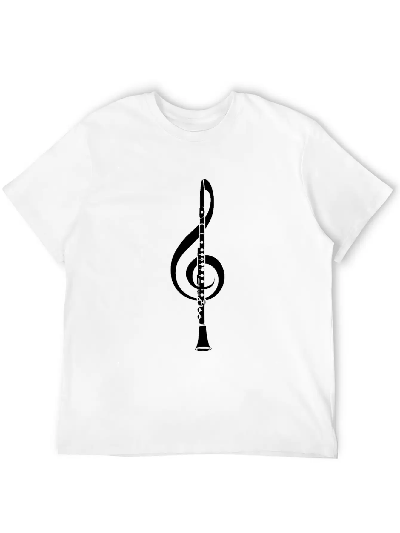 Violin Key Flutist And Musician Gift Basic Graphic T-Shirt ¨C Daily Comfort In Soft Cotton