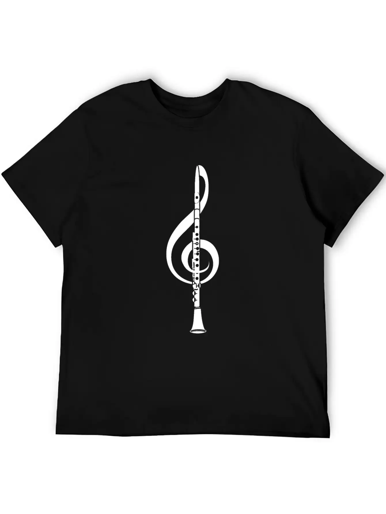Violin Key Flutist And Musician Gift Basic Graphic T-Shirt ¨C Daily Comfort In Soft Cotton