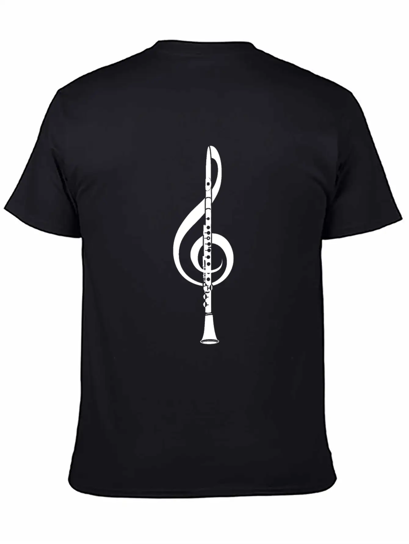 Violin Key Flutist And Musician Gift Basic Graphic T-Shirt ¨C Daily Comfort In Soft Cotton