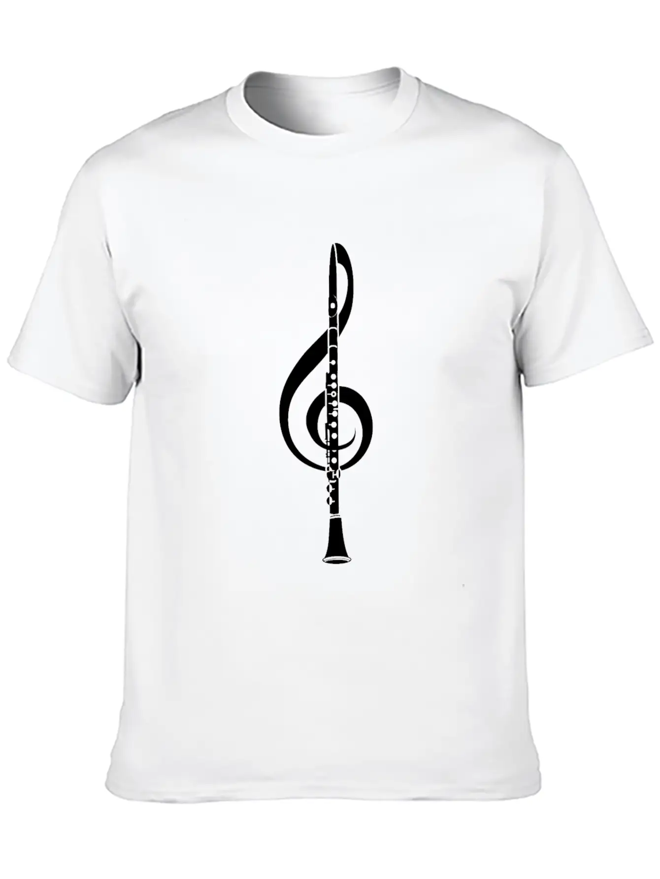 Violin Key Flutist And Musician Gift Basic Graphic T-Shirt ¨C Daily Comfort In Soft Cotton