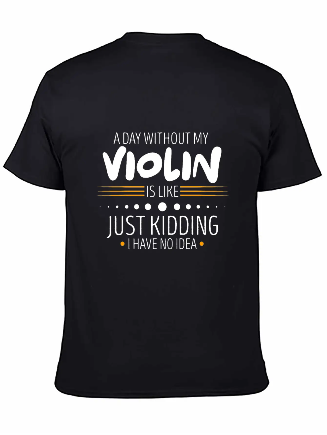 Violin Unisex Casual T-Shirt ¨C Clean Design For Daily Comfort