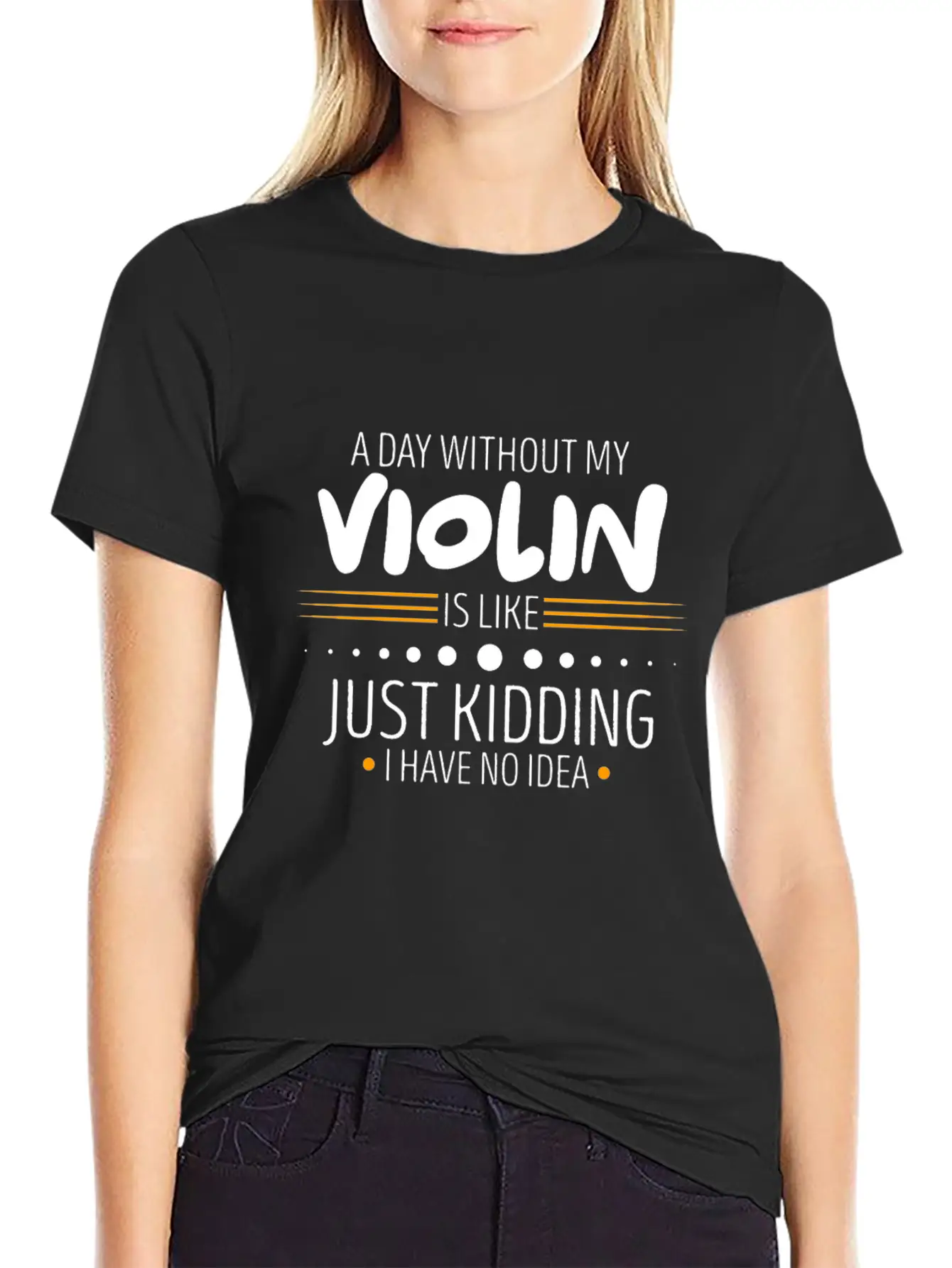 Violin Unisex Casual T-Shirt ¨C Clean Design For Daily Comfort